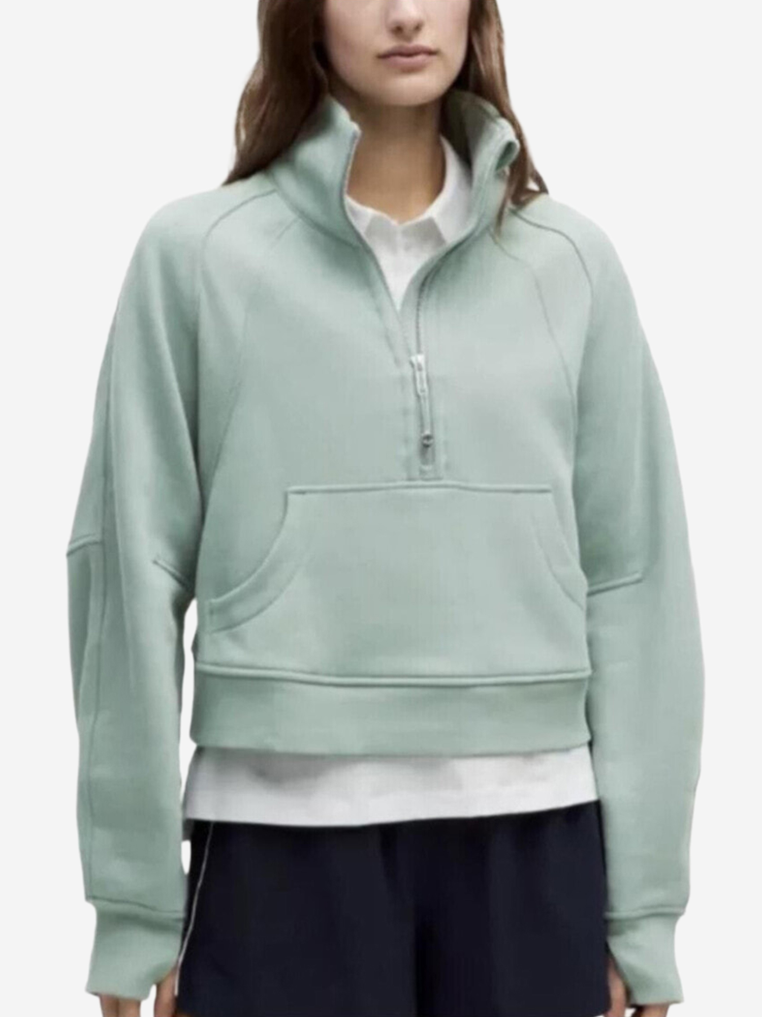 Изображение товара Женский спортивный свитшот Lululemon для активного отдыха, синего цвета