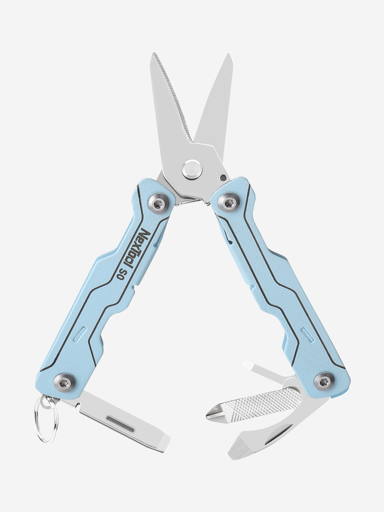 Изображение товара Мультитул Nextool Micro Sailor Scissors S0, голубой, Голубой