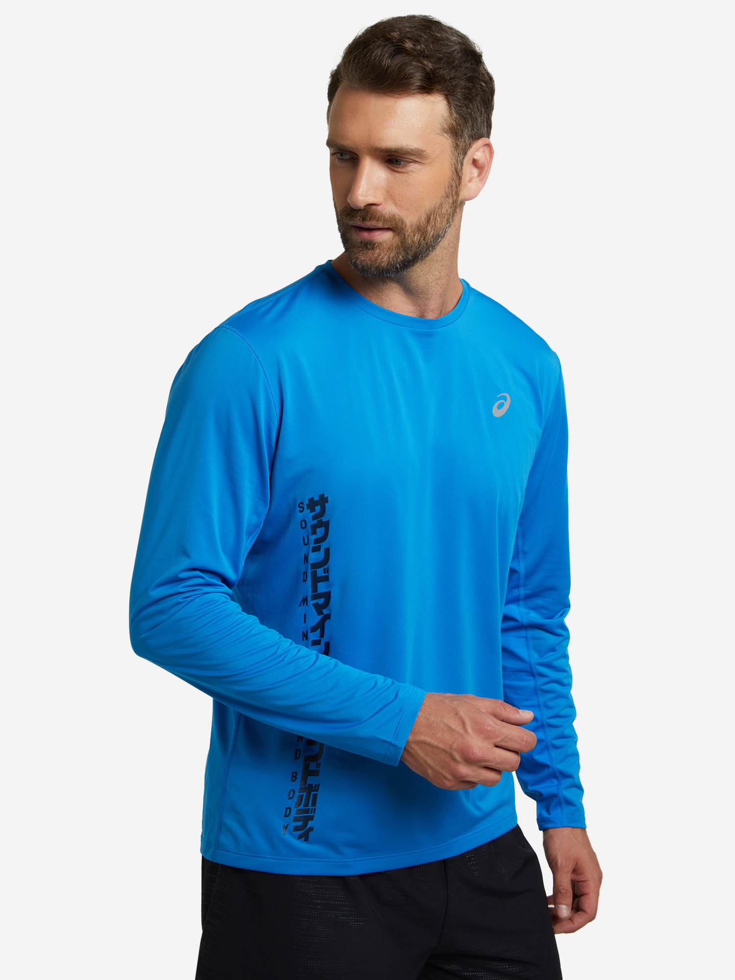 

Лонгслив мужской ASICS Run, Синий