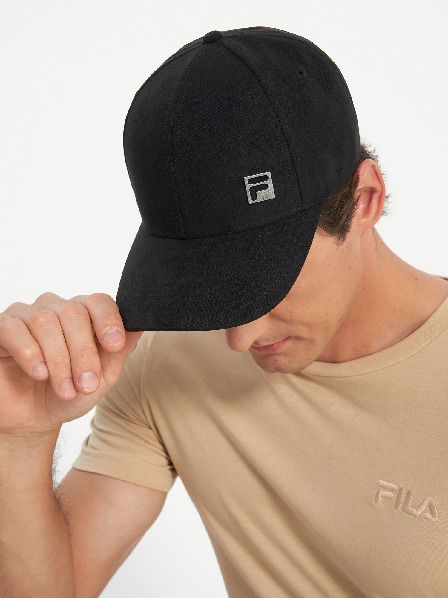 фото Бейсболка fila, черный