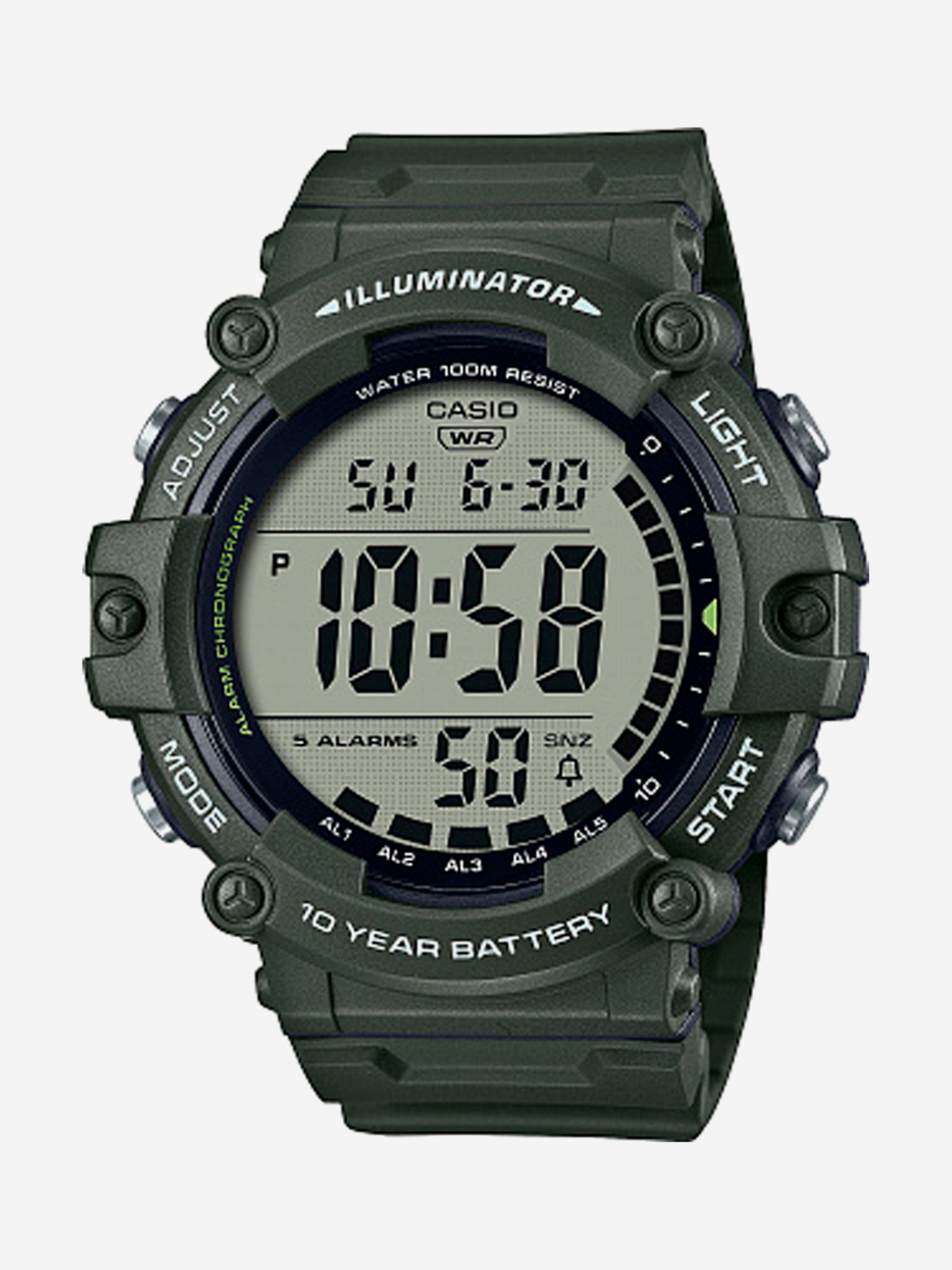 

Наручные часы Casio Collection AE-1500WHX-3A, Зеленый