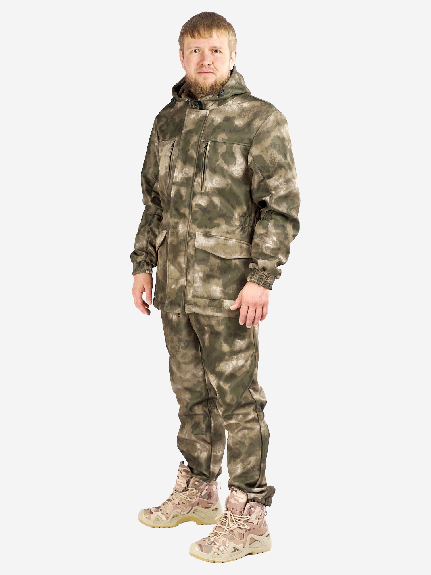 Изображение товара Мужской демисезонный костюм для охоты и рыбалки Fantom Force Gorka Light камуфляж мухак