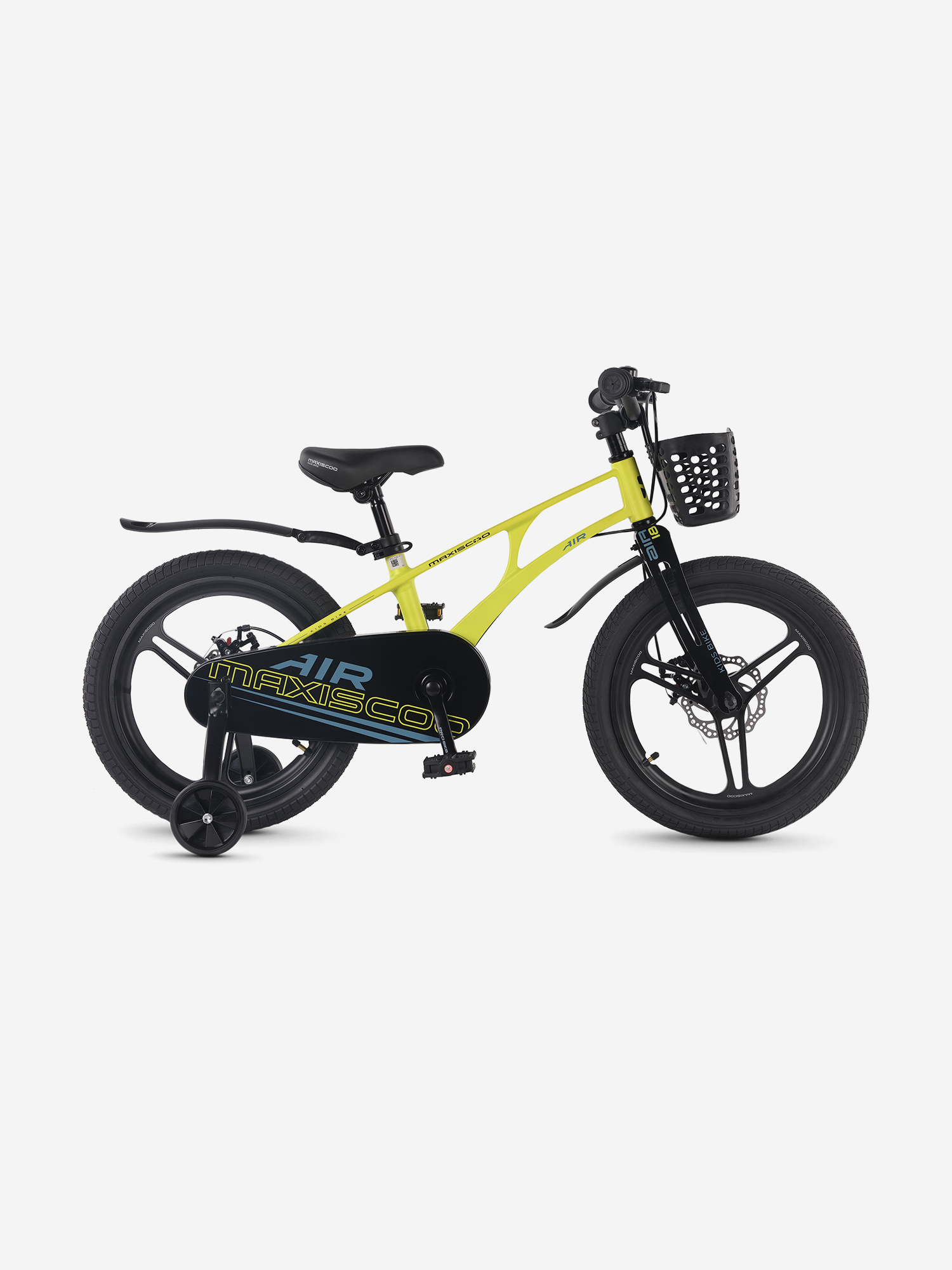 Изображение товара Детский велосипед Maxiscoo Air 18" легкий и безопасный для юных велосипедистов