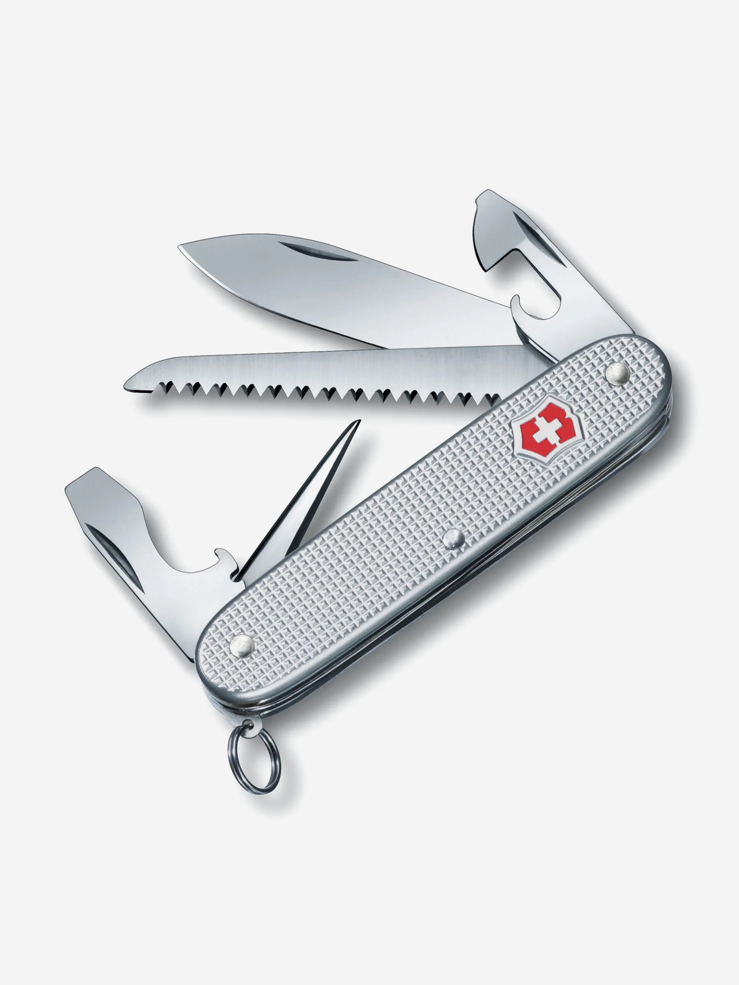 

Нож складной Victorinox Farmer, 93 мм, 9 функций, Серебряный