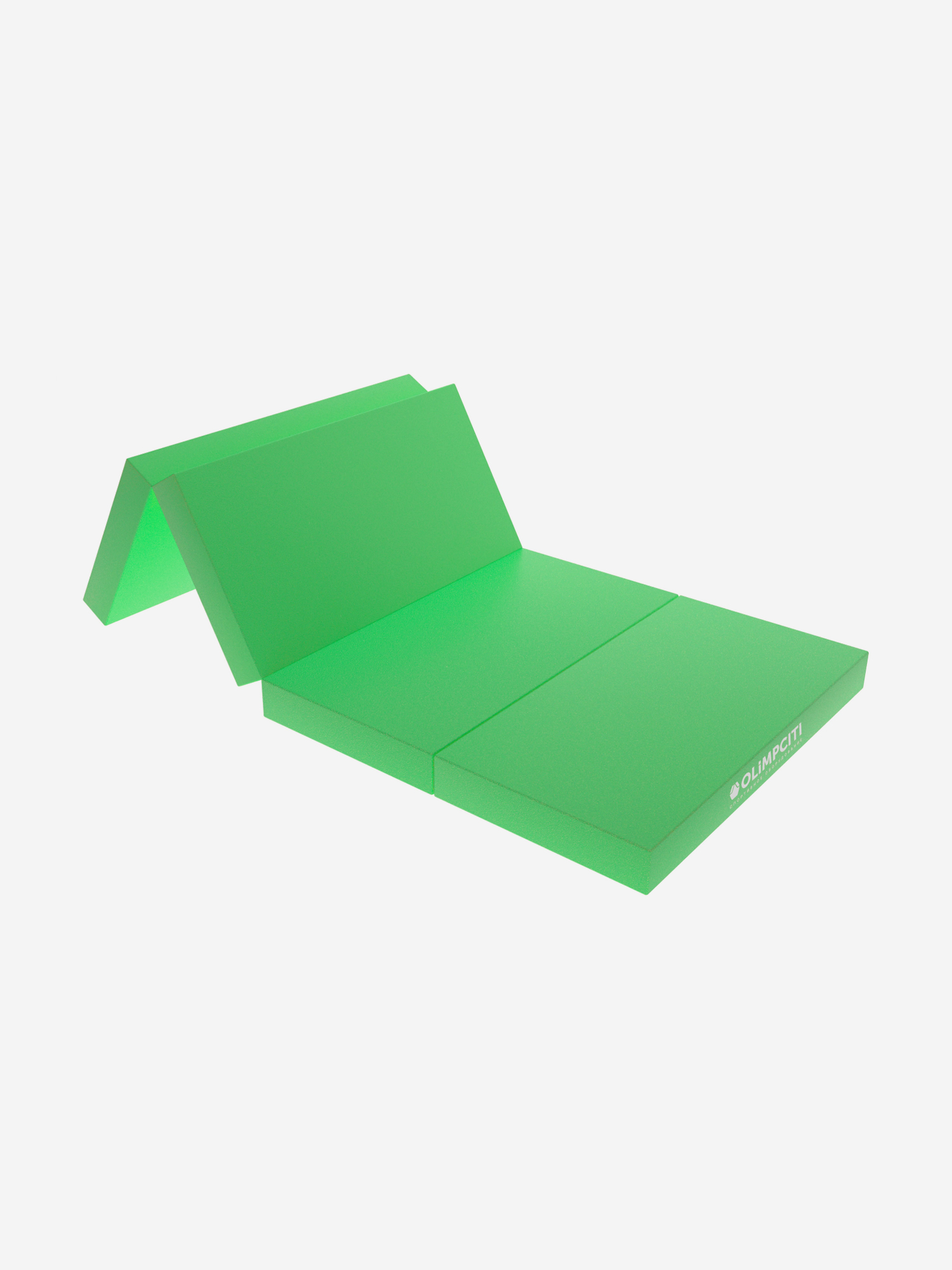 

Мат спортивный складной OLIMPCITI, 1000х500х100 мм, 4 сложения, винилискожа, Зеленый