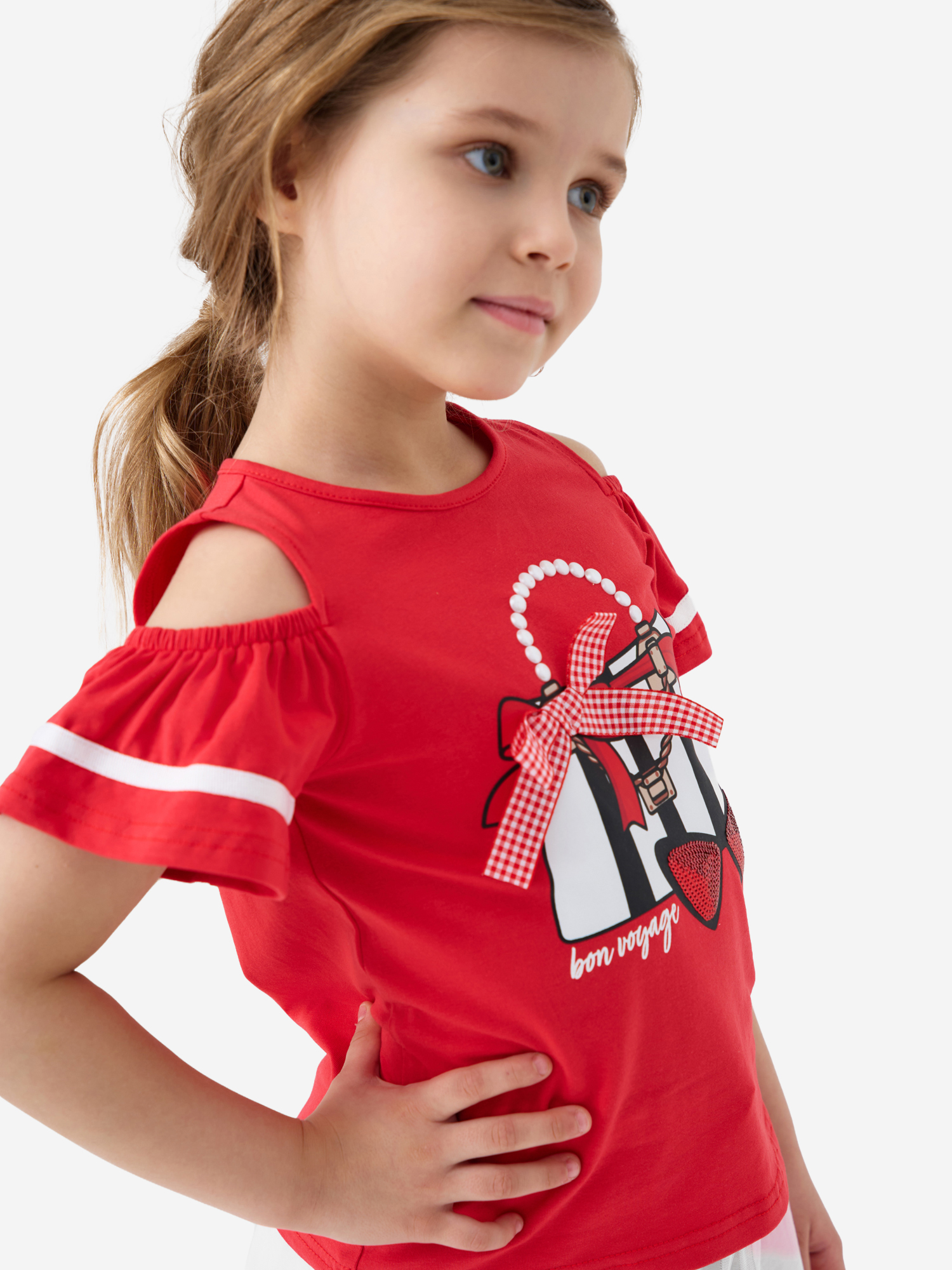 Изображение товара Футболка PlayToday Детская путешествия 95% хлопок, эластан