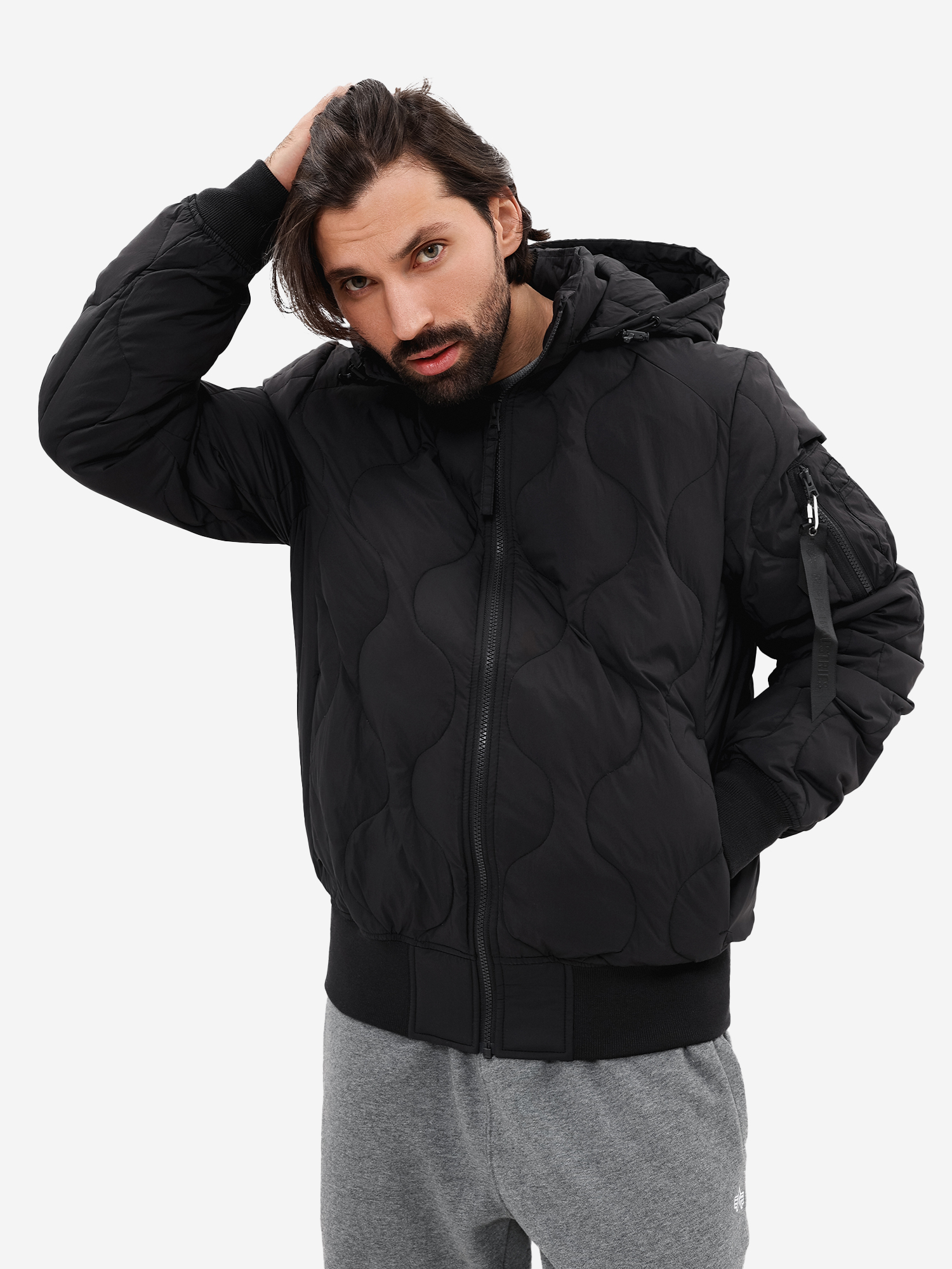 

Пуховик мужской Lightweight Down Alpha Industries, Черный