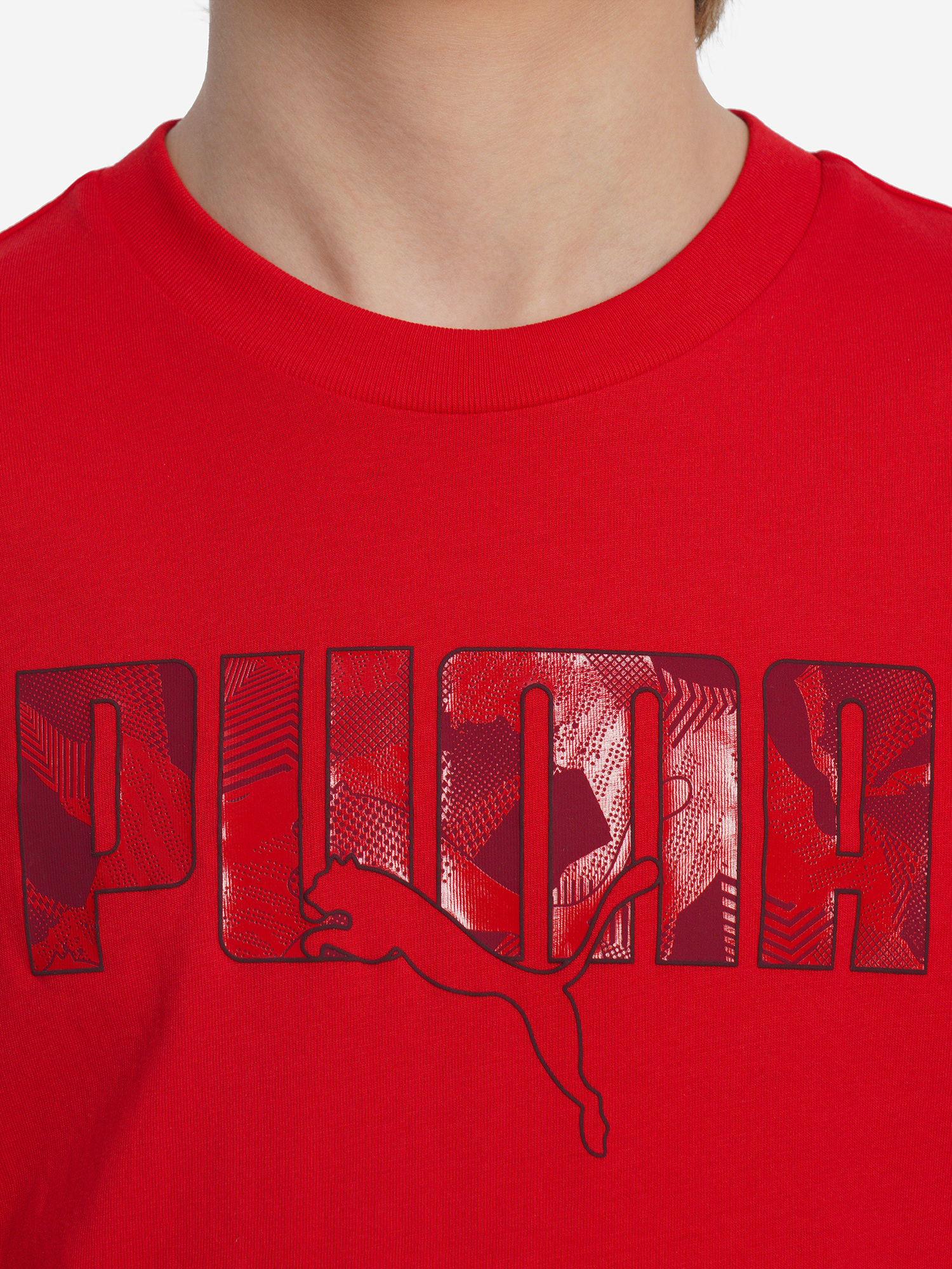 Футболка для мальчиков PUMA Ess Logo Lab Story 2, Красный 5