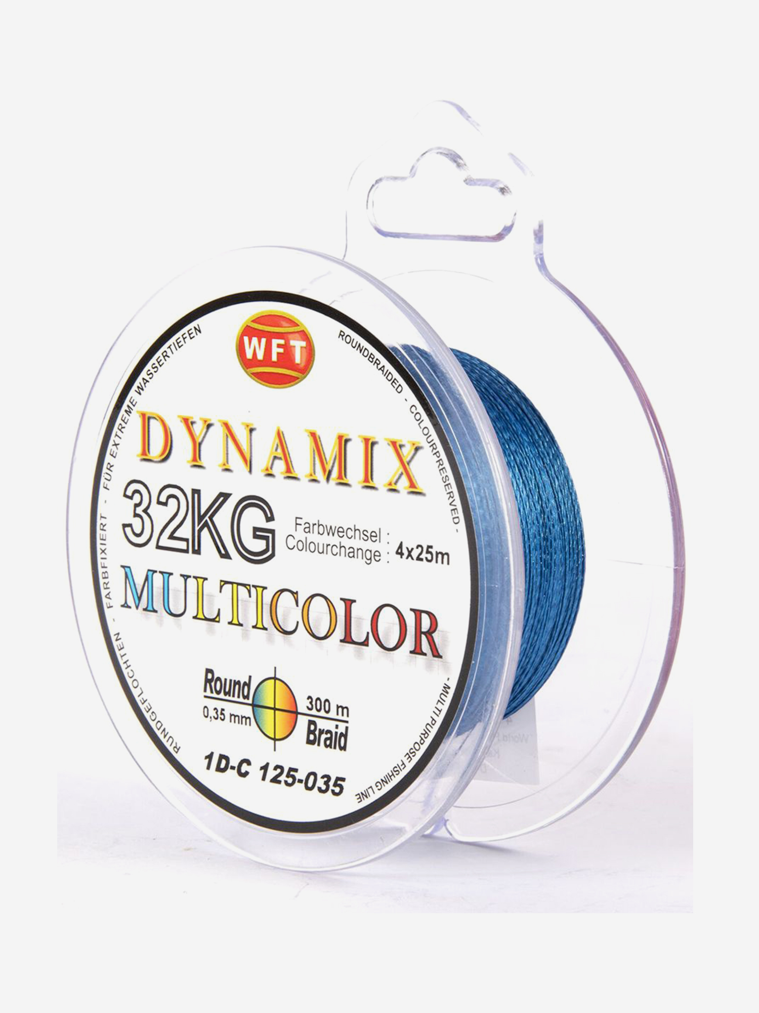 Изображение товара Шнур плетёный WFT KG ROUND DYNAMIX Multicolor 300/035