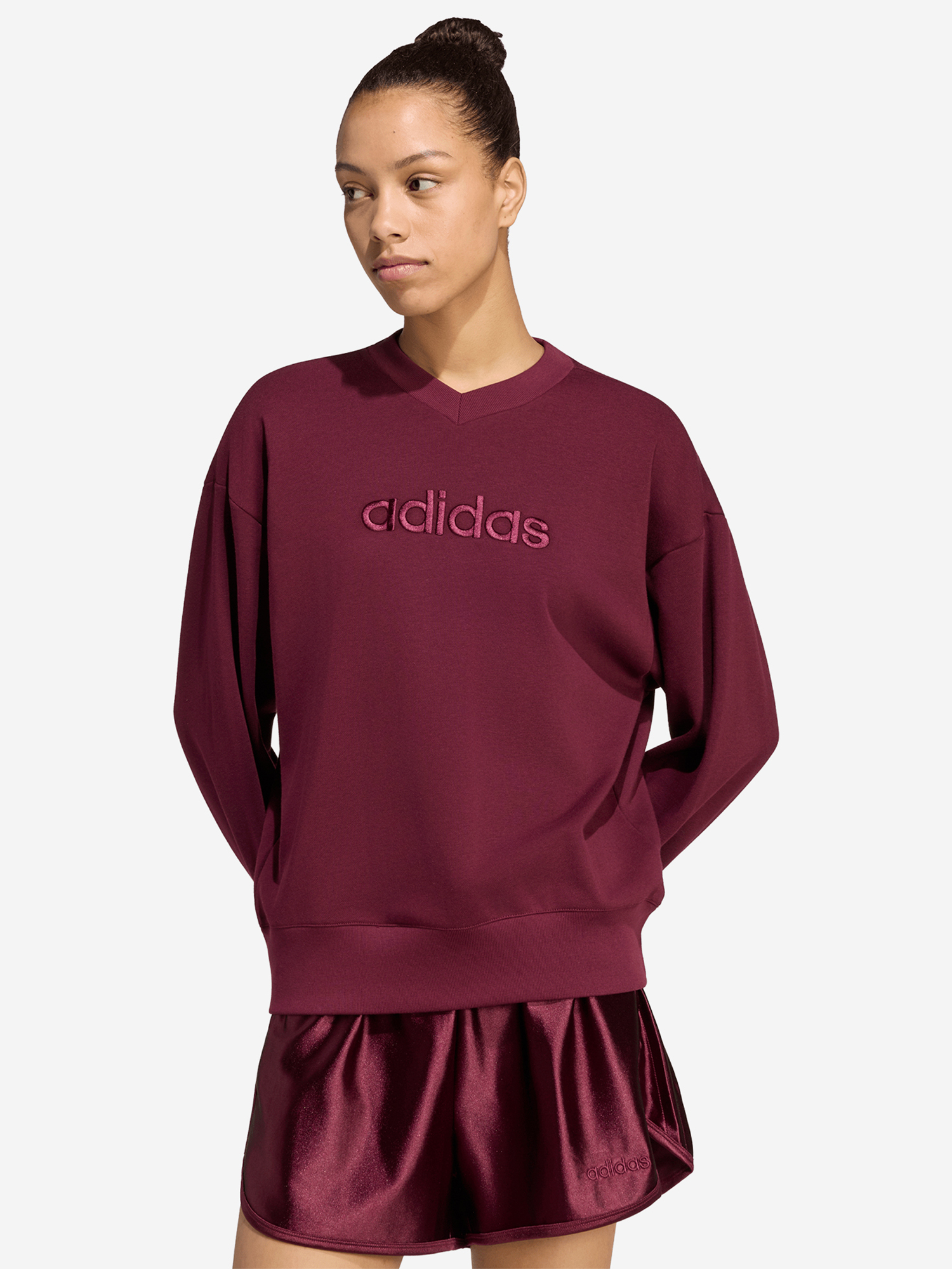 Свитшот женский adidas, Красный