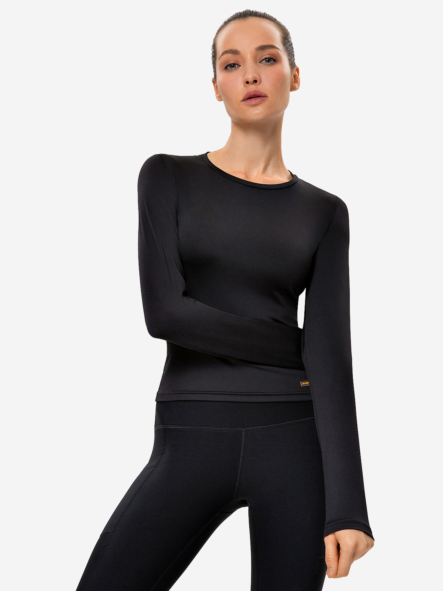 Изображение товара Лонгслив женский RAQUETA SPORT Bestie, Nero, Черный