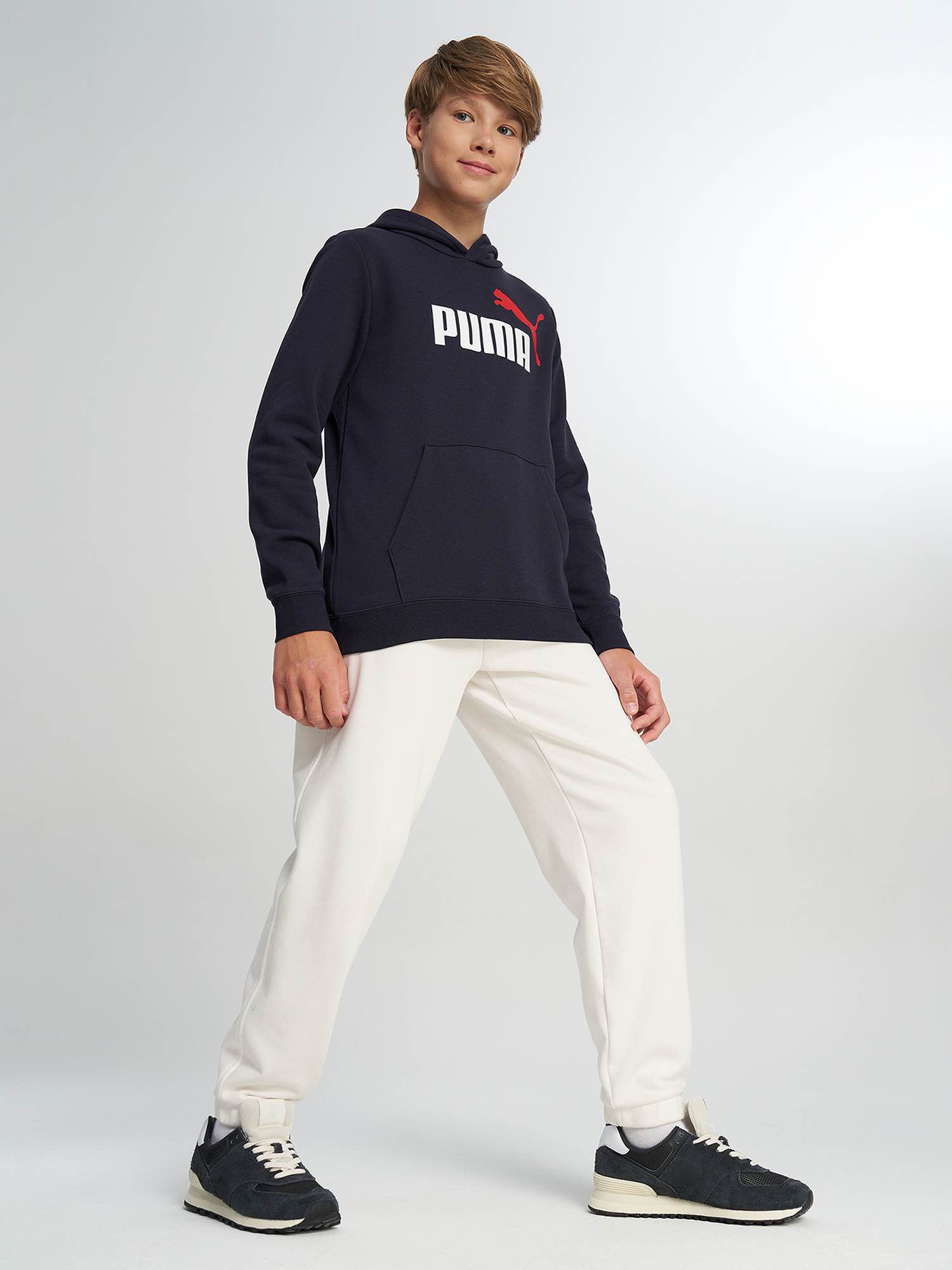 Худи для мальчиков PUMA Ess 2 Color No.1 Logo, Синий 5