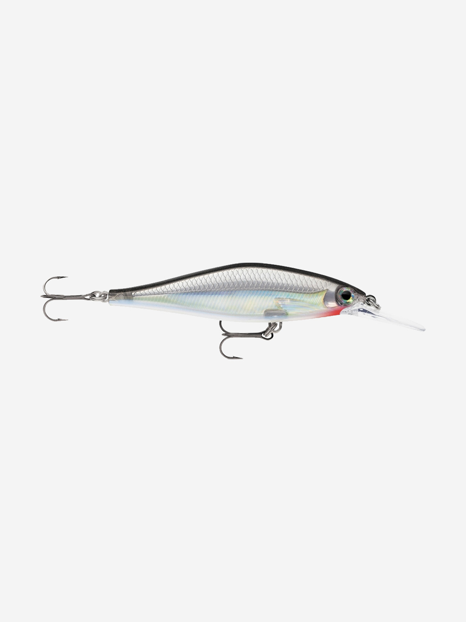 

Воблер для рыбалки RAPALA Shadow Rap Shad Deep 09, 9см, 12гр, цвет S, медленно всплывающий, Серебряный