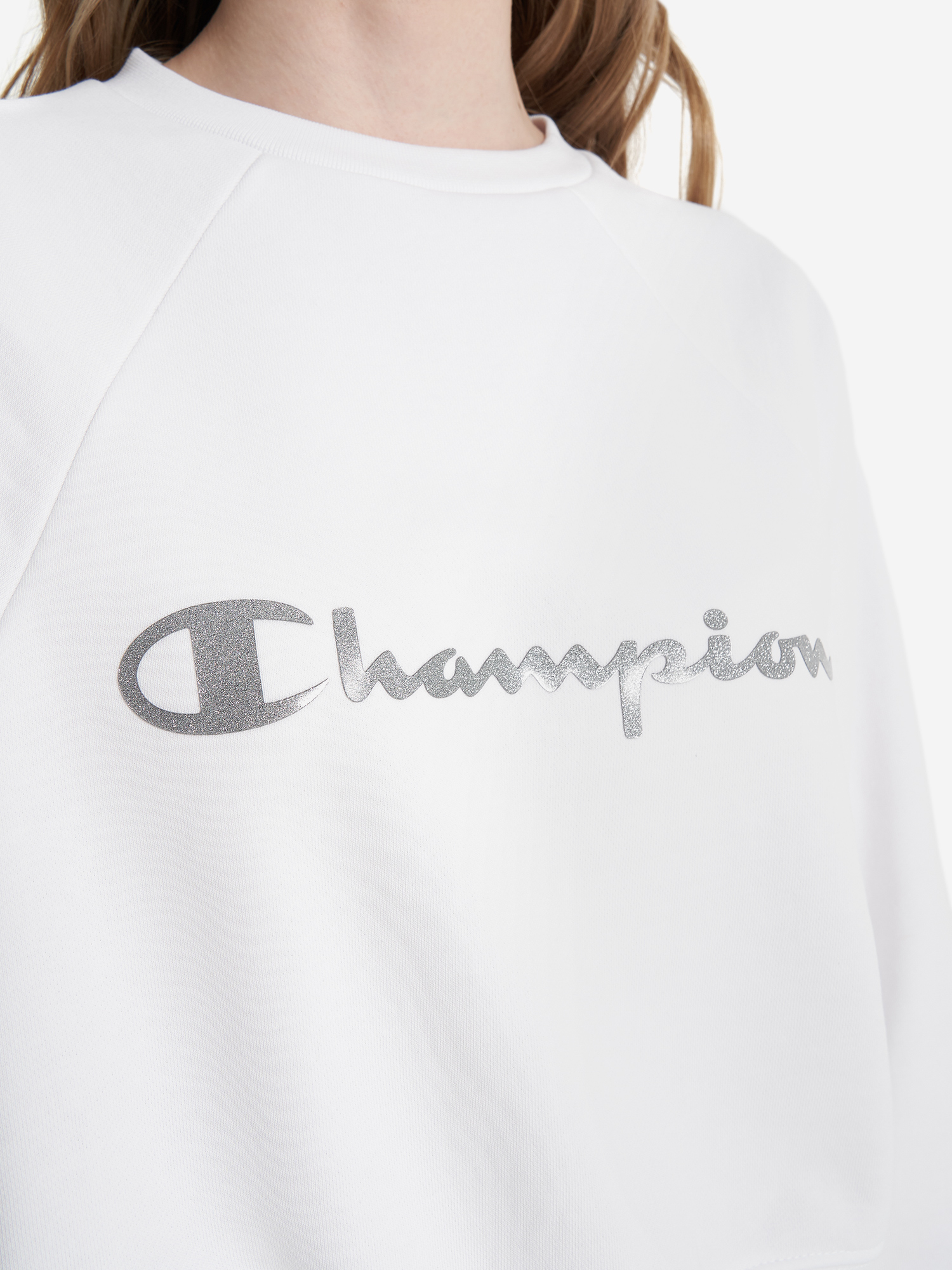 Свитшот женский Champion, Белый CHA241F609C0K-10, размер RUS 44 | EUR S - фото 8