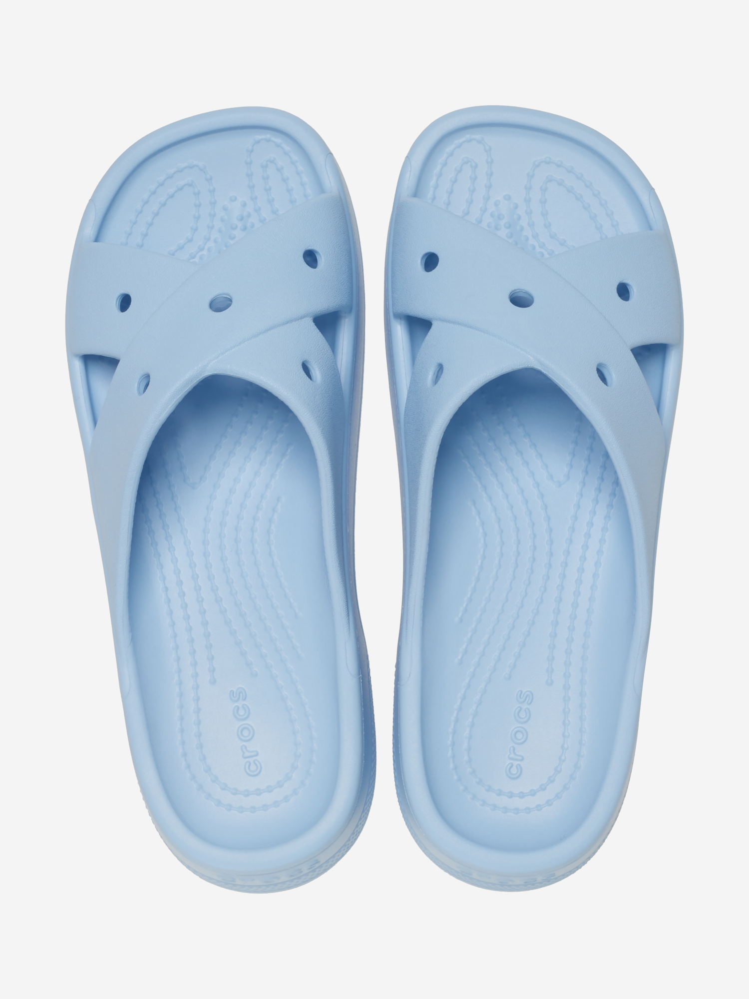 фото Шлепанцы женские crocs classic, голубой