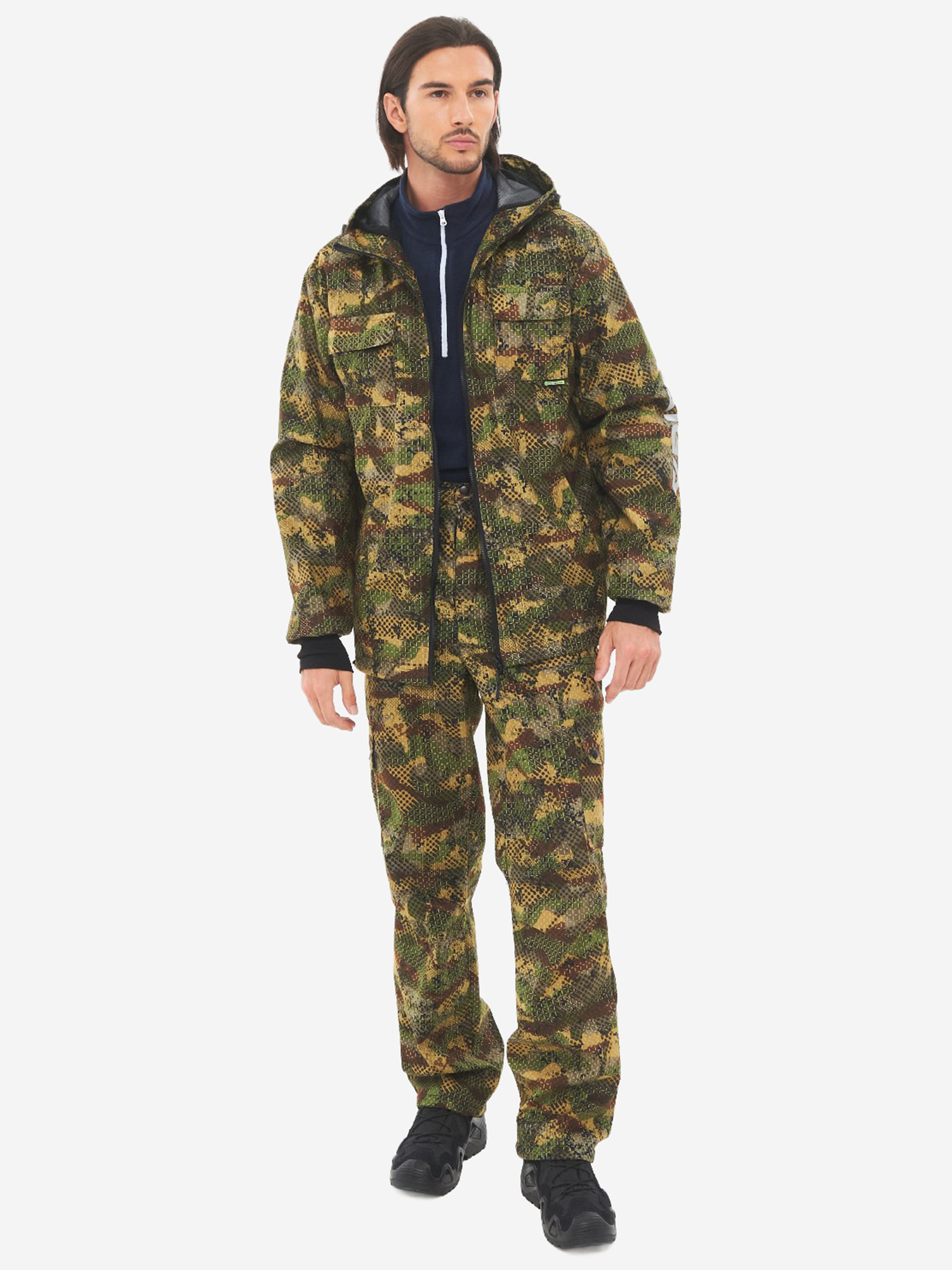 Изображение товара Костюм мужской Huntsman Тайга-3 демисезонный мембранный для рыбалки и охоты, КМФ 581