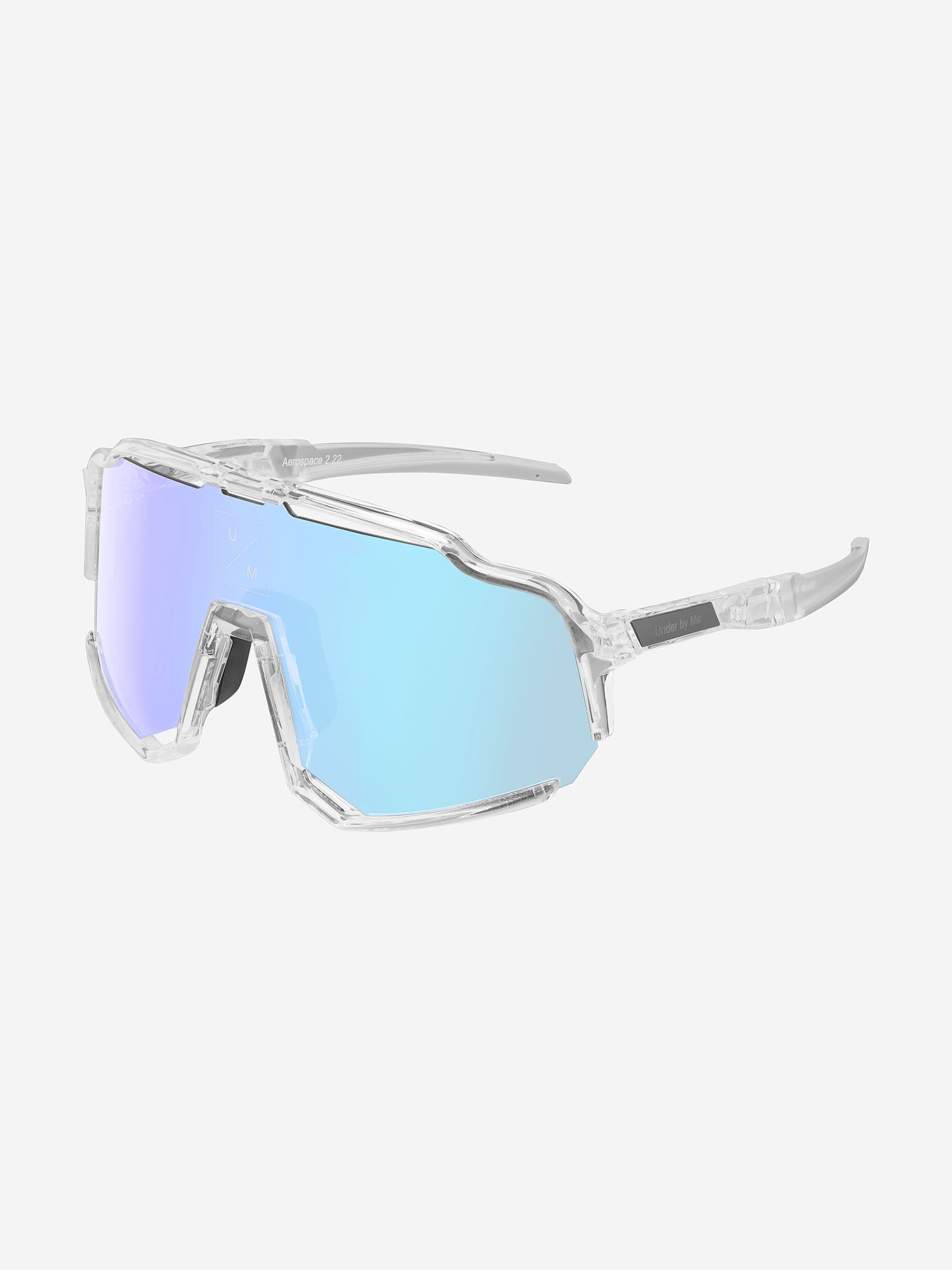 Солнцезащитные спортивные очки UNDER BY ME AEROSPACE transparent PHOTOCHROM BLUE Голубой 8400₽
