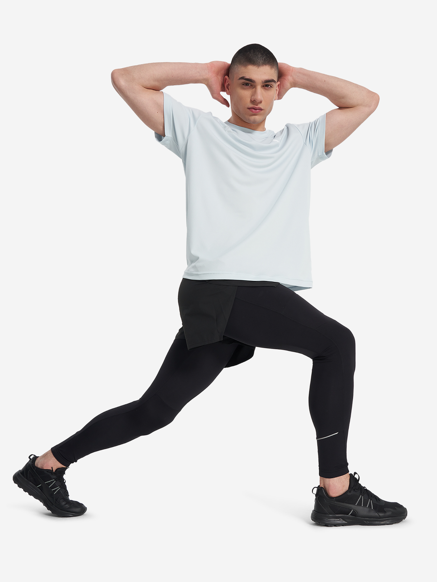 фото Футболка мужская puma nitro illustration graphic, голубой