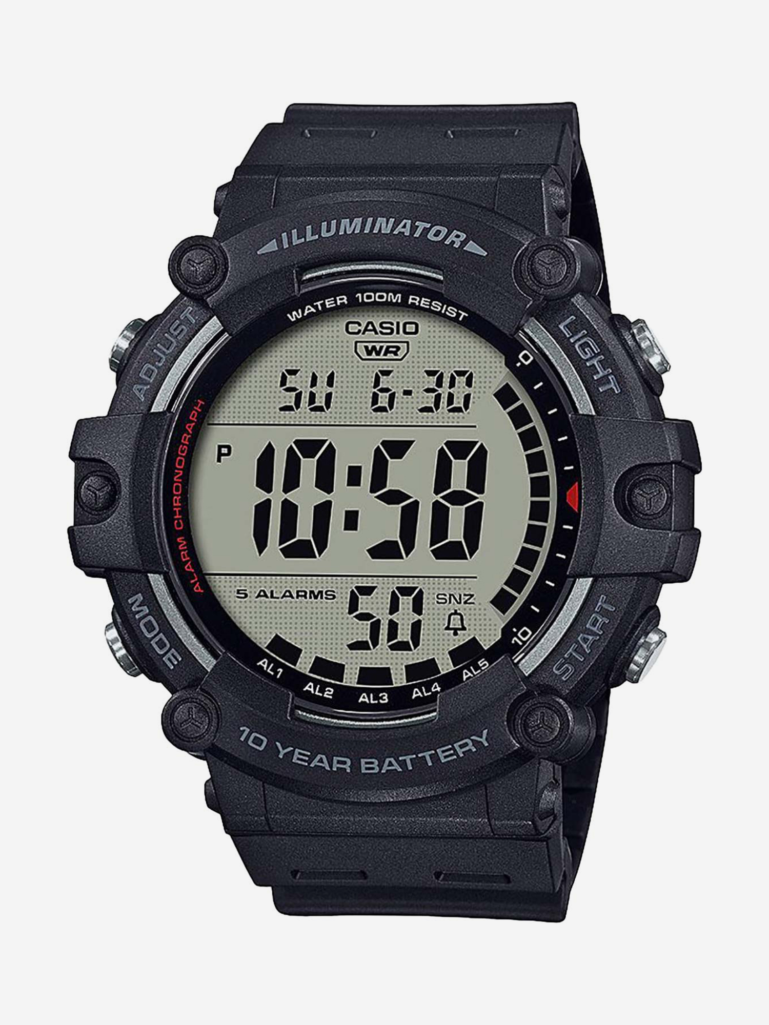 

Наручные часы Casio AE-1500WH-1A, Черный