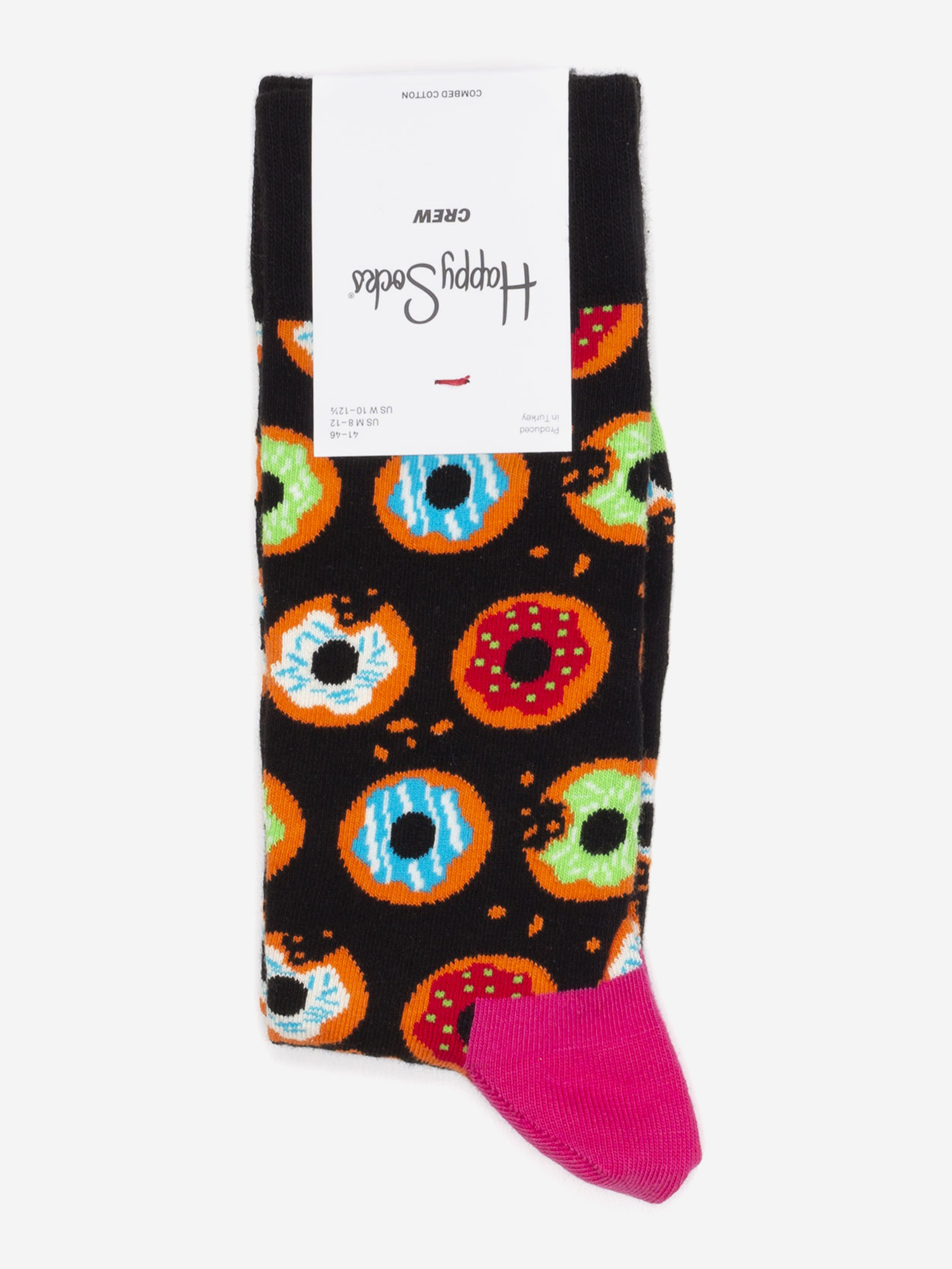 

Носки с рисунками Happy Socks, Donut, Черный