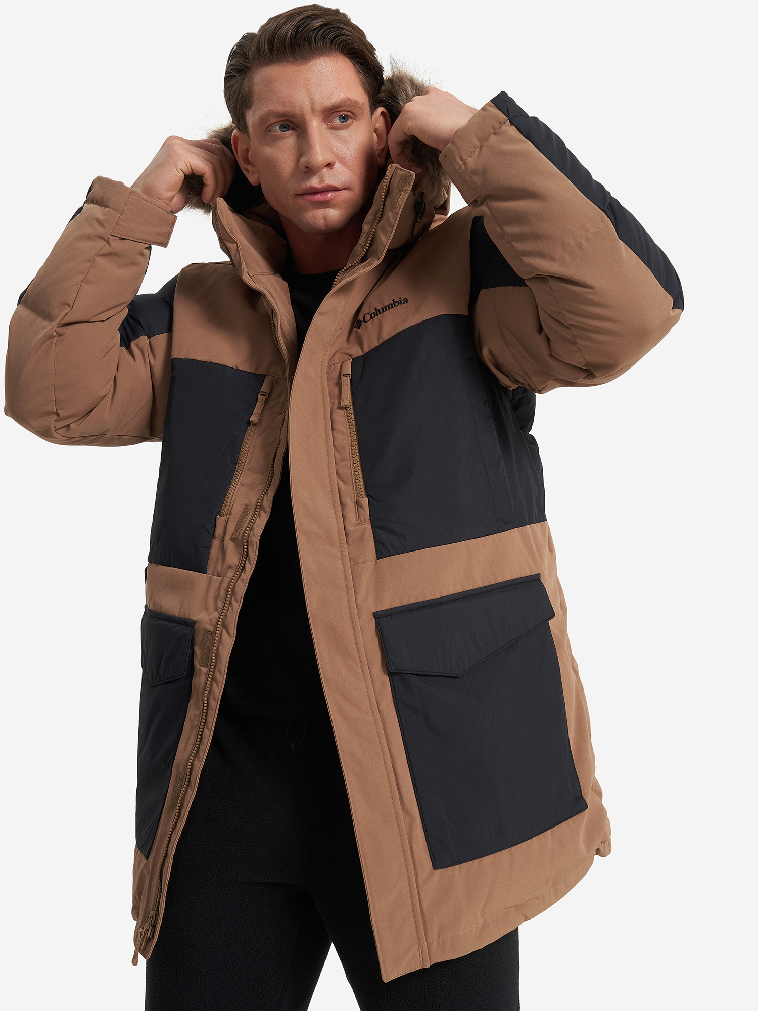 

Пуховик мужской Columbia Marquam Peak Fusion II Parka, Коричневый