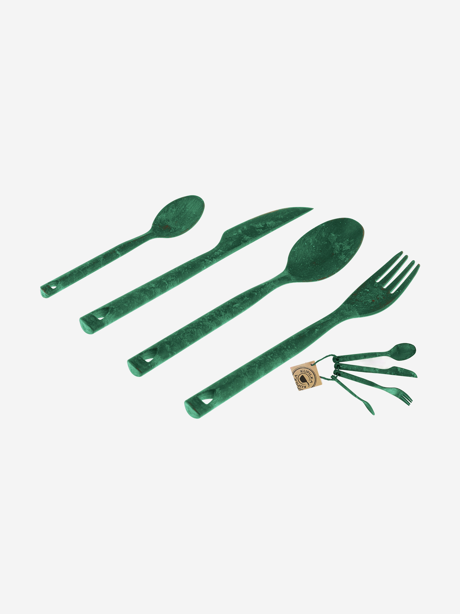 

Финский набор столовых приборов Kupilka Cutlery Set, Зеленый