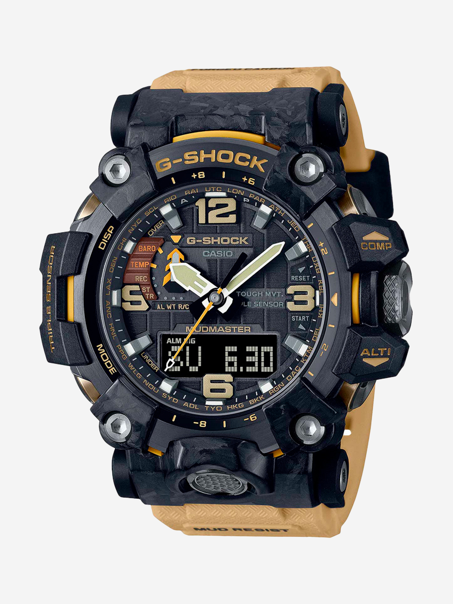 

Спортивные часы CASIO GWG-2000-1A5, Коричневый