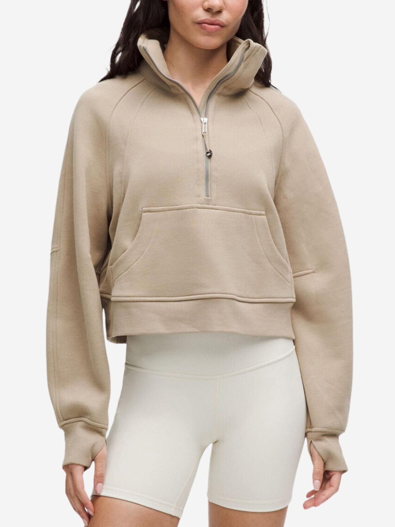 Изображение товара Женский спортивный свитшот Lululemon для активного отдыха бежевый