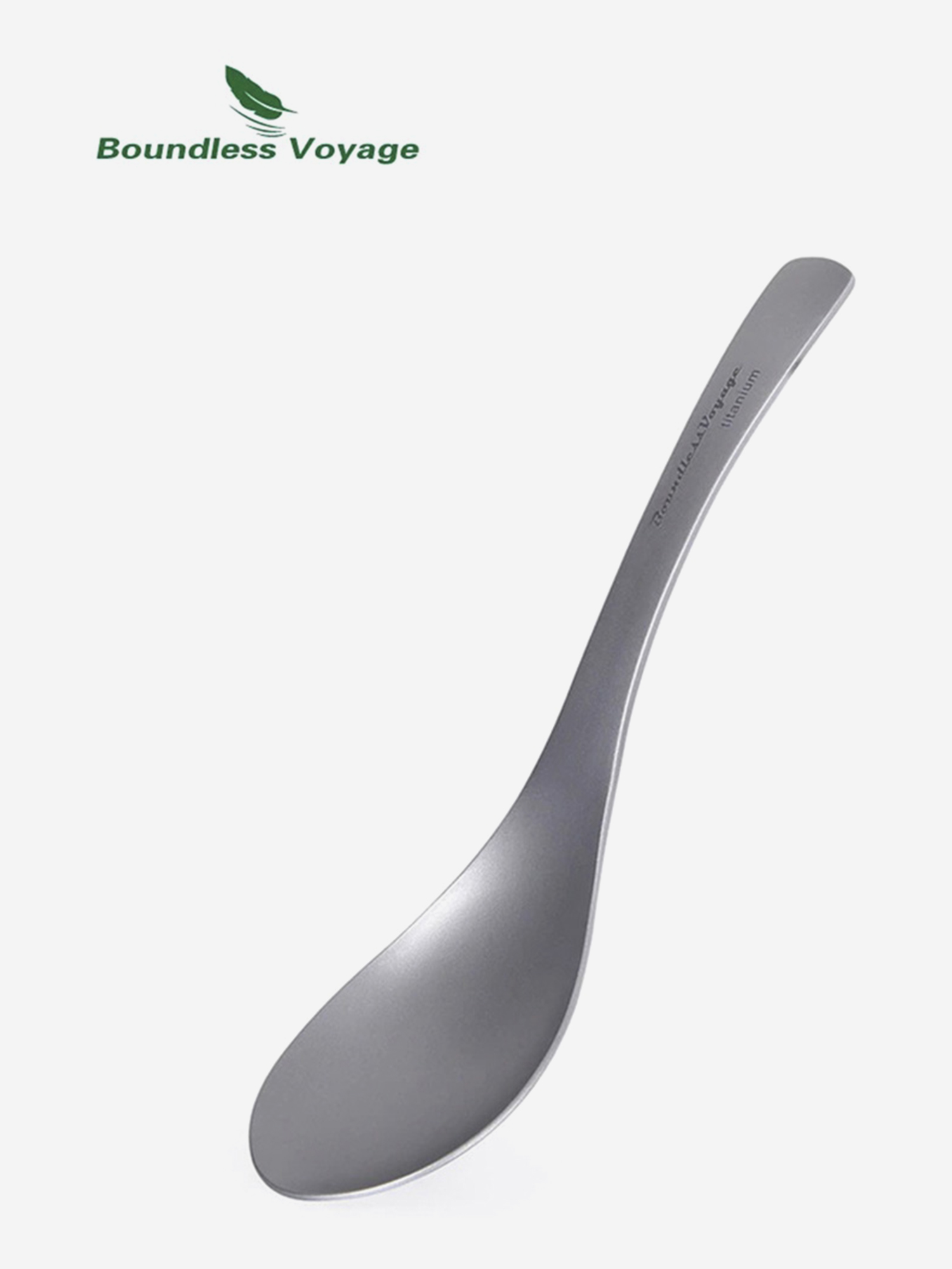 Изображение товара Ложка Boundless Voyage, титановая, туристическая, 15 см, Серый