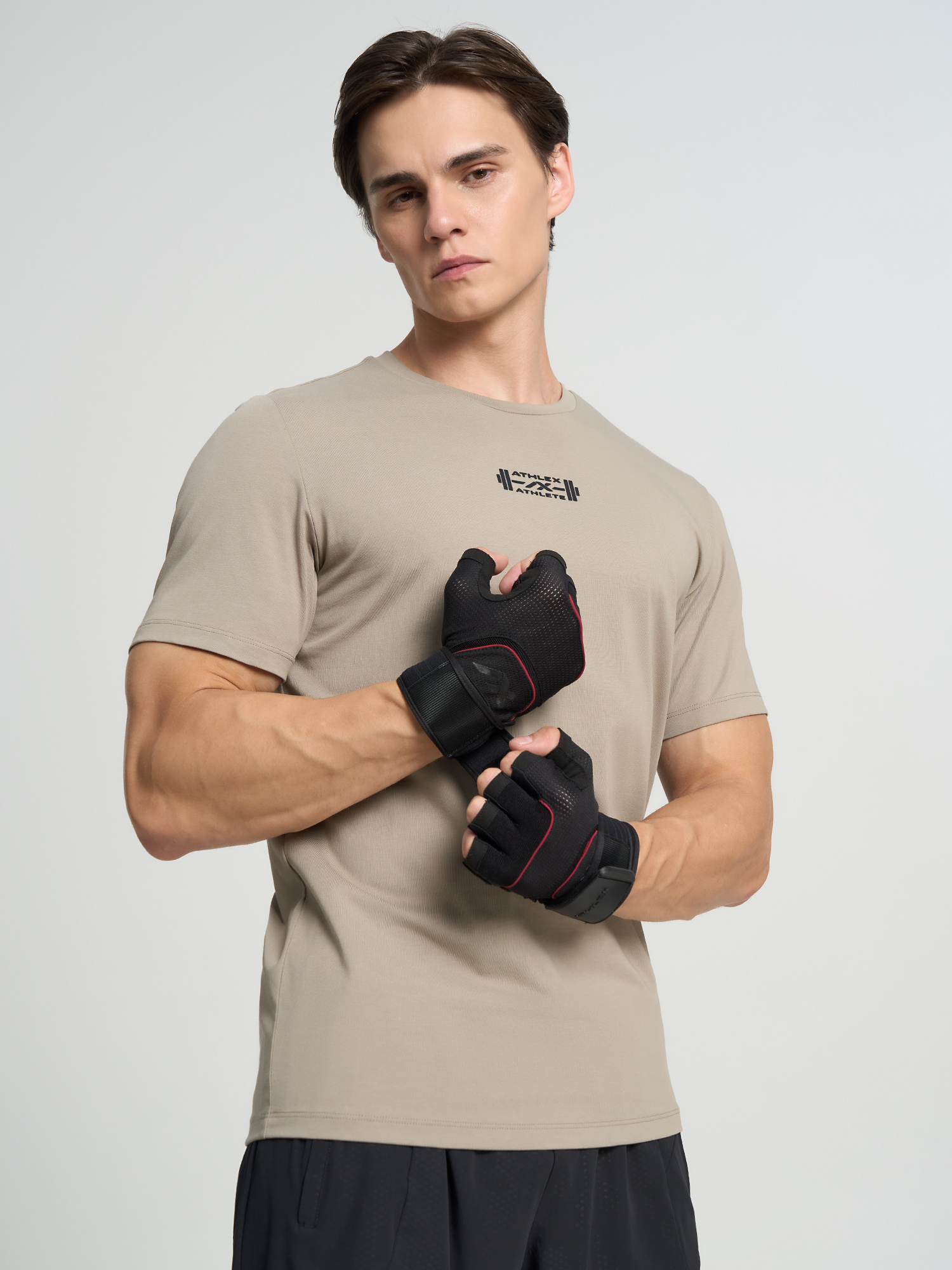 Футболка мужская Athlex, Коричневый