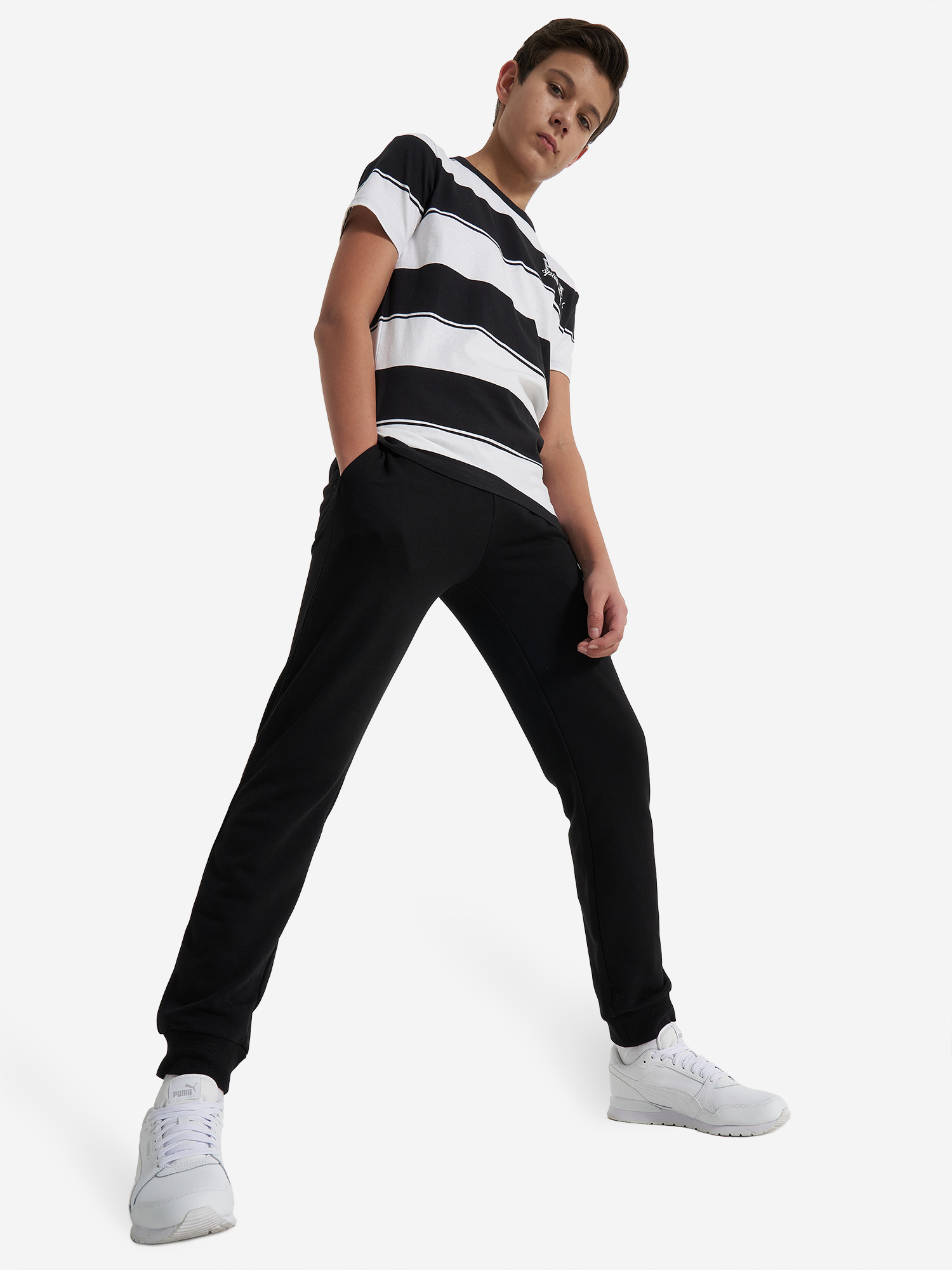 Футболка для мальчиков PUMA Classic Graphic, Черный 4