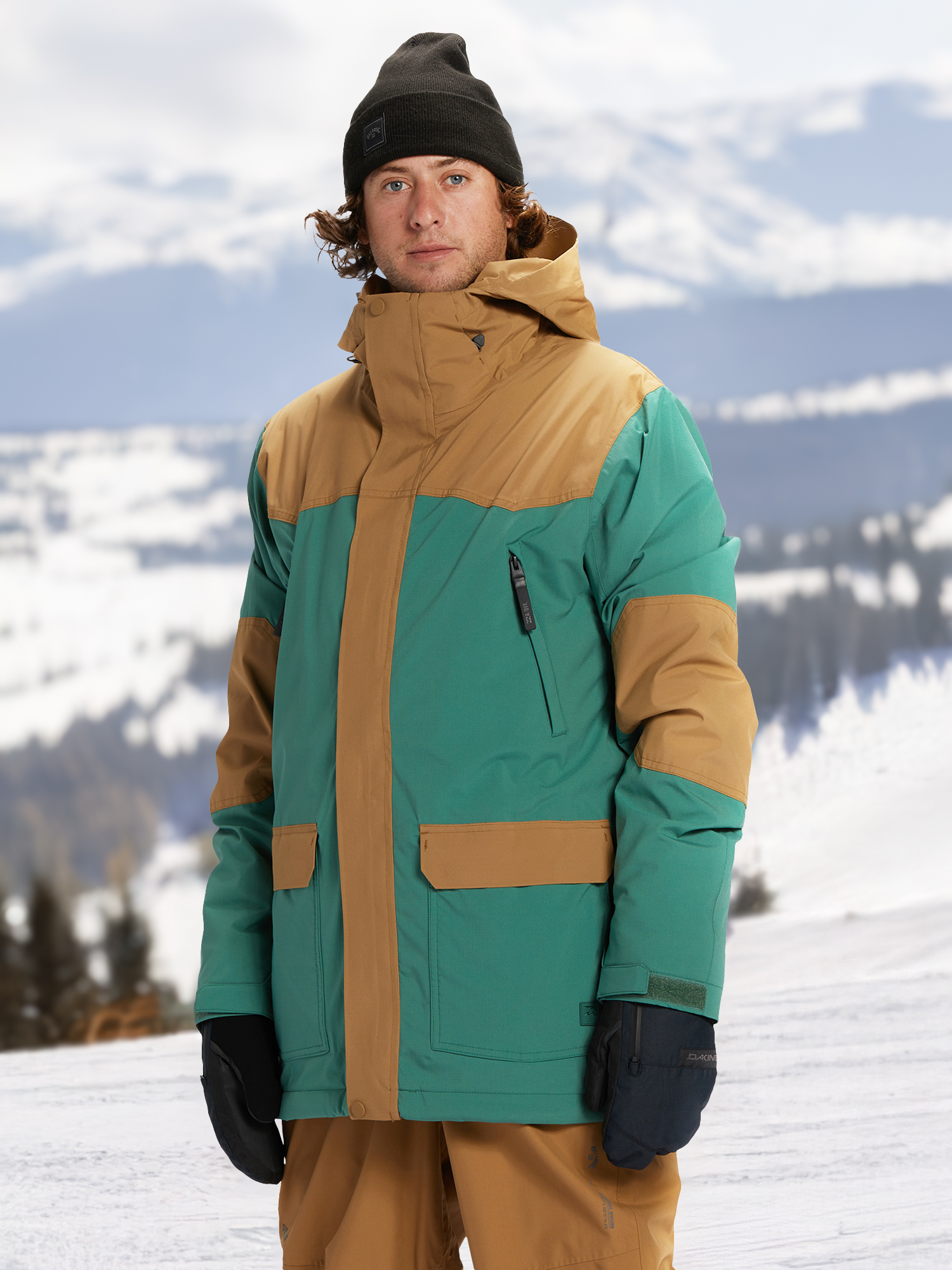 

Куртка утепленная мужская Billabong Montana, Желтый