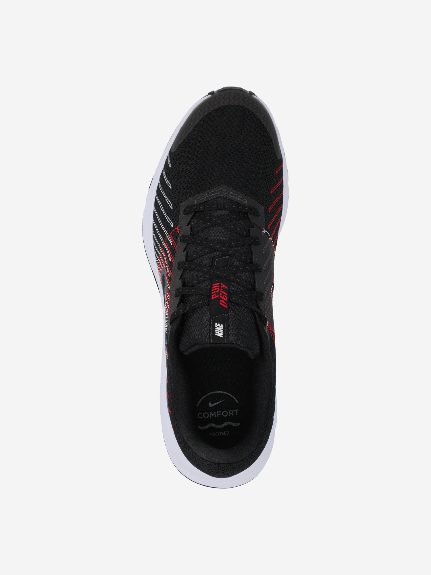 фото Кроссовки мужские nike run defy, черный