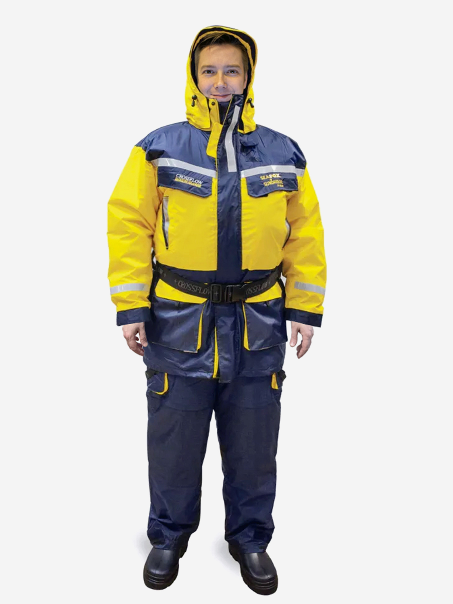 Изображение товара Костюм поплавок SeaFox CROSSFLOW TWO для рыбалки и охоты зимний водонепроницаемый