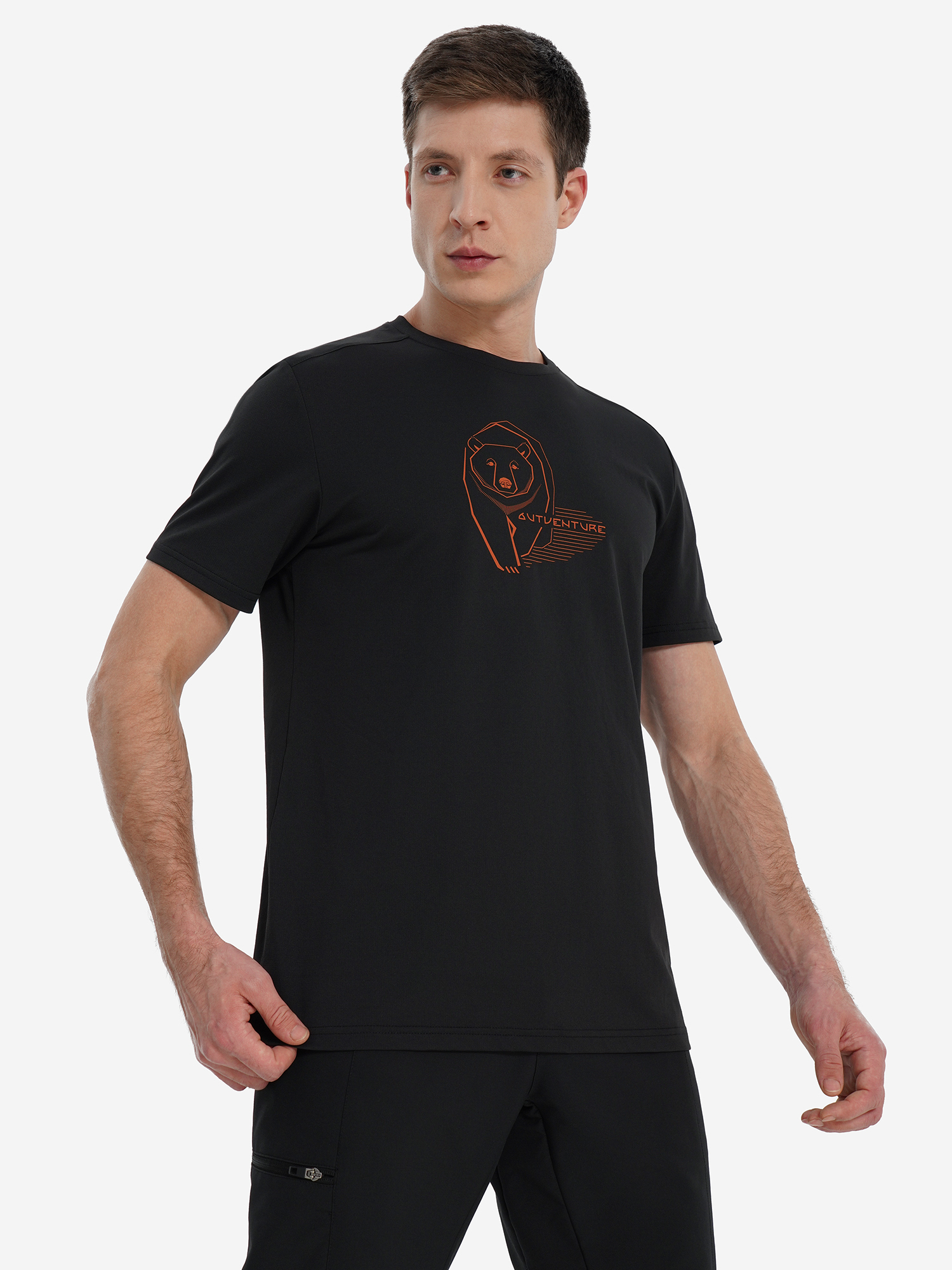 Футболка Outventure Cheget, черный, арт. 141692OUT-99