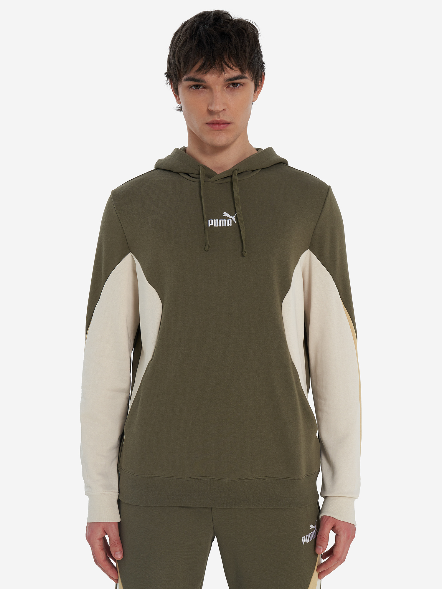 Худи мужское PUMA, Зеленый 2