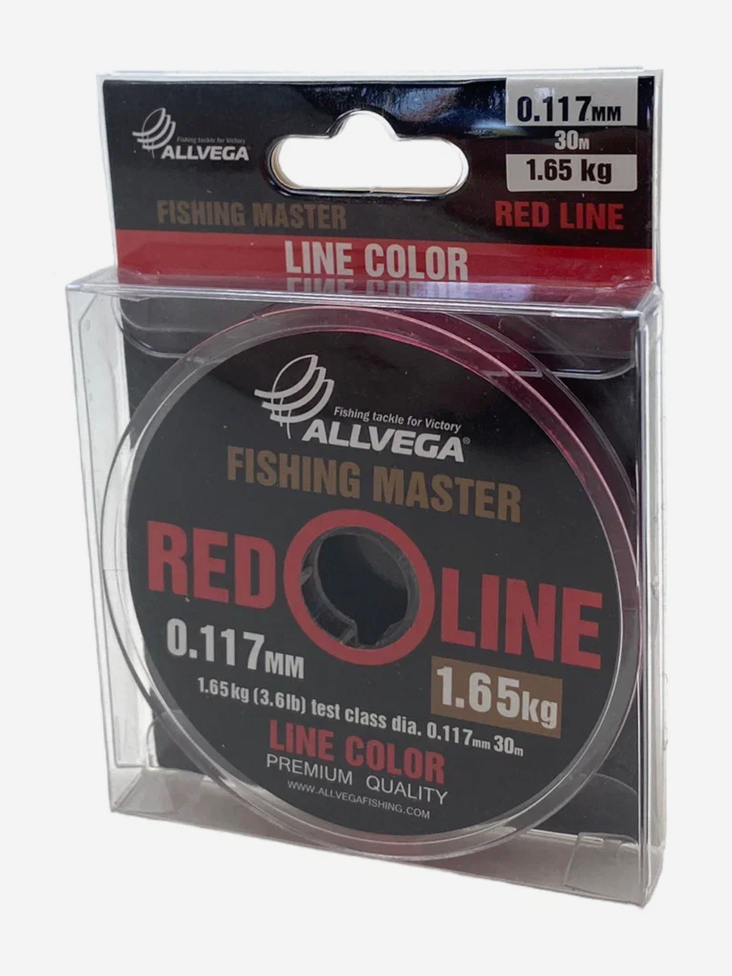 

Леска монофильная ALLVEGA "Fishing Master" 30м 0,117мм (1,65кг) рубиновая NEW, Красный