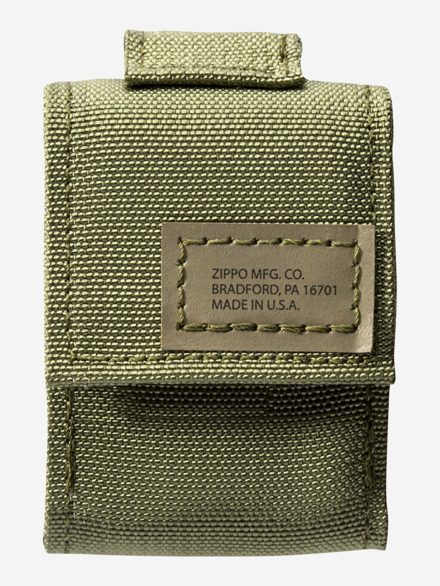 

Чехол для зажигалки Zippo с фиксатором на ремень, зеленый, Зеленый