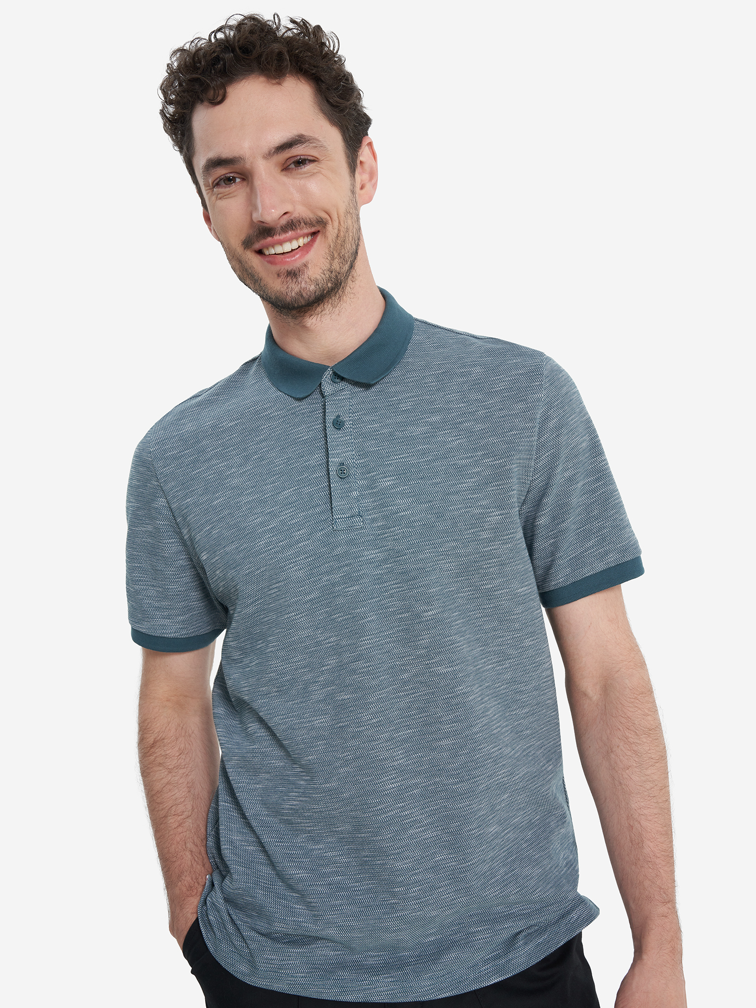 Поло мужское, зеленый, арт. 139189n16-n4