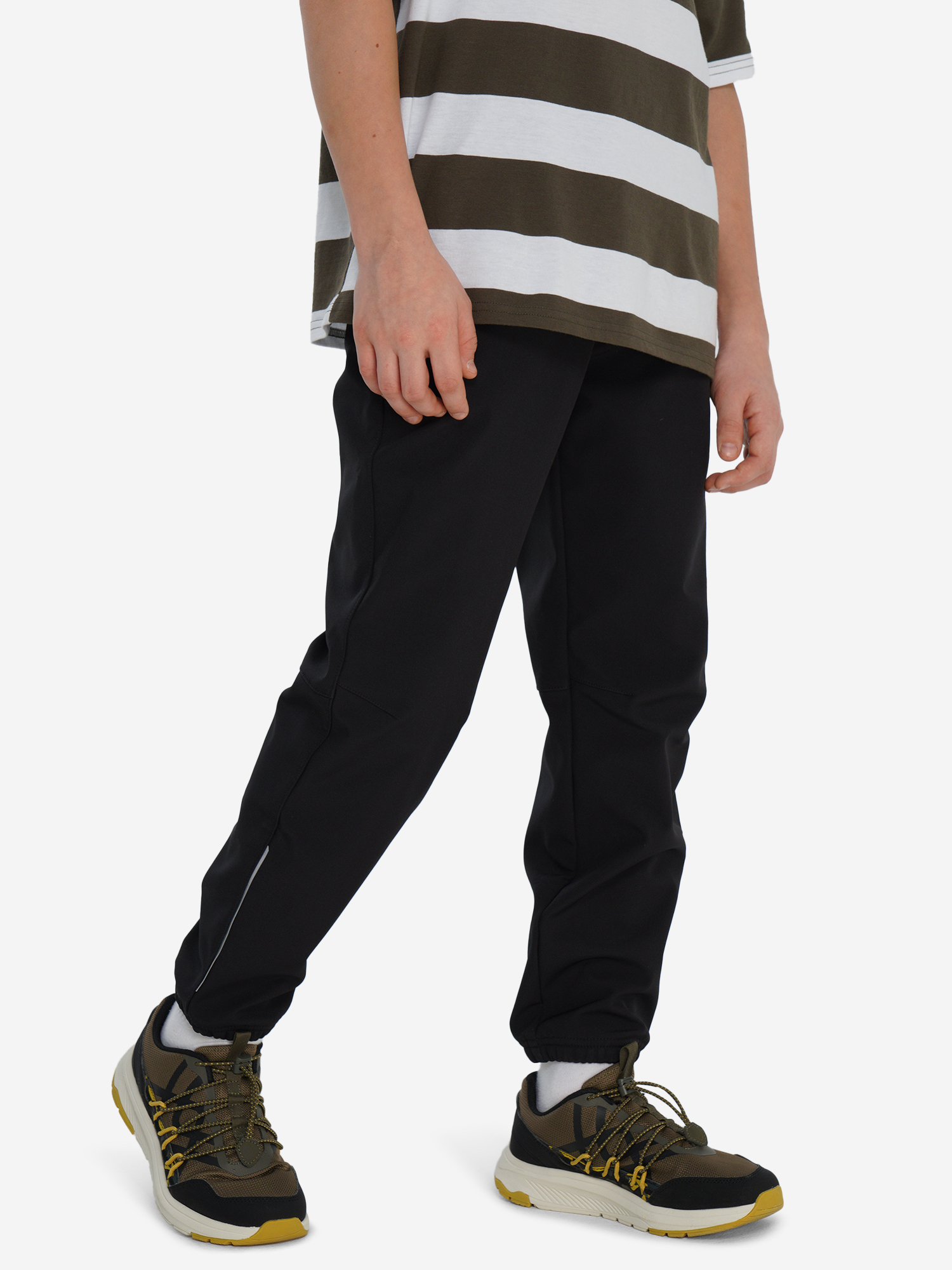 Брюки софтшелл для мальчиков Outventure, черный, арт. 35381