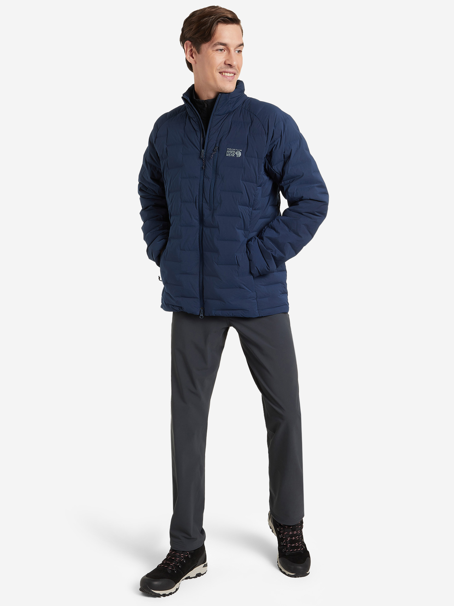 Пуховик мужской Mountain Hardwear Stretchdown™ Jacket, Синий 1942921MHW-425, размер 50-52 - фото 3