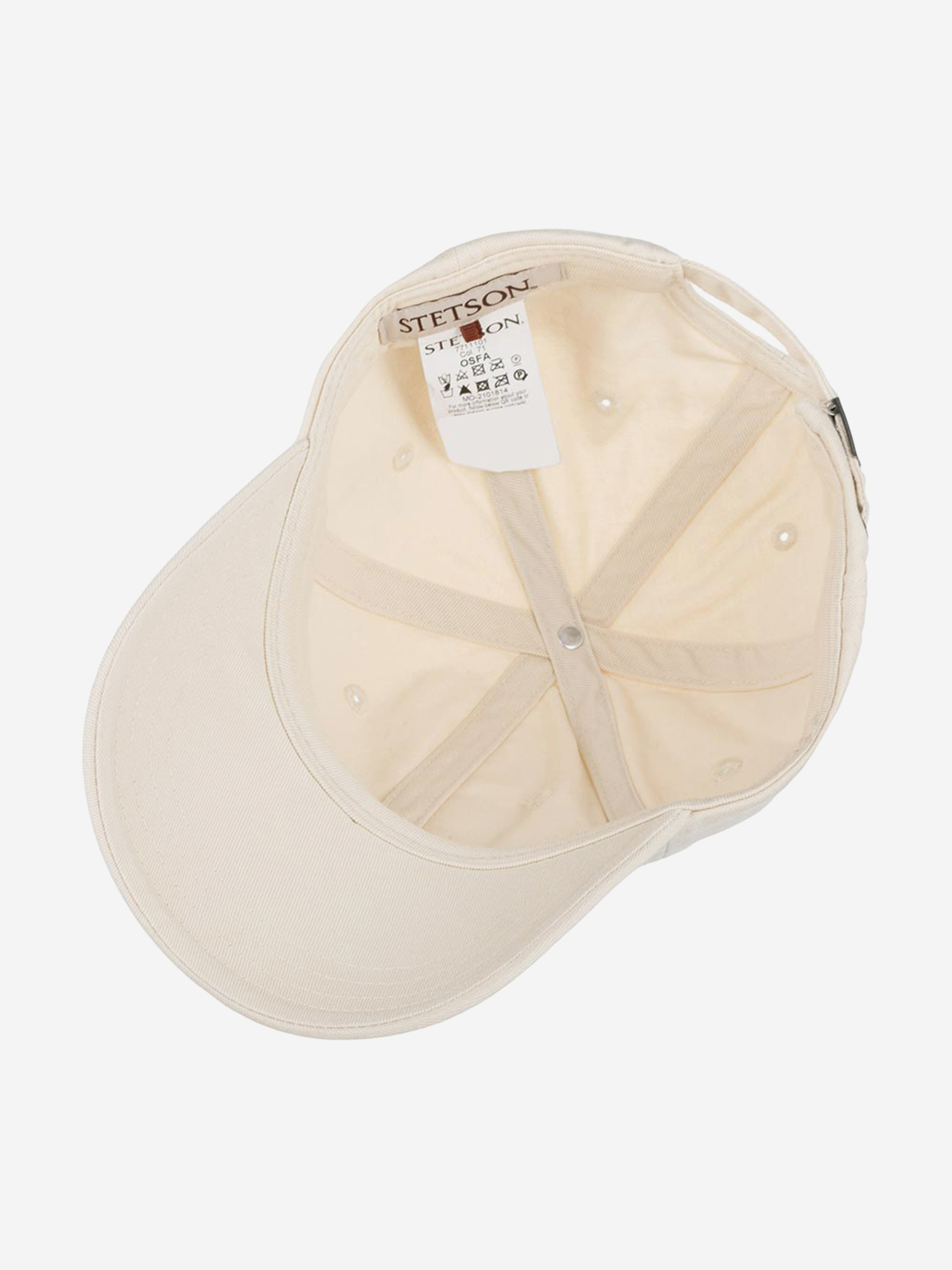 Бейсболка STETSON 7711101 BASEBALL CAP COTTON (бежевый), Бежевый 02-214XDOXS9Z-36, размер Без размера - фото 4