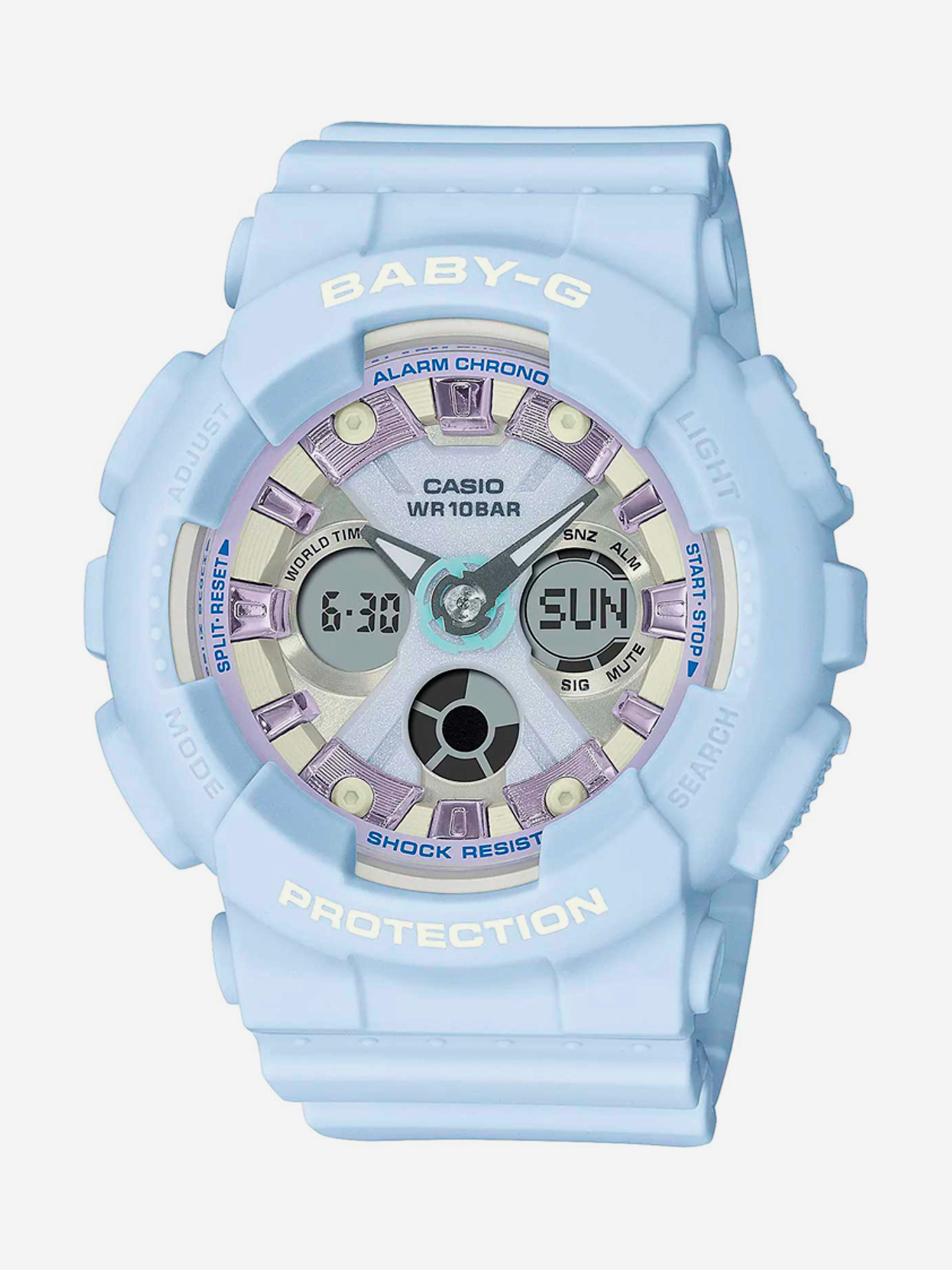 

Спортивные часы CASIO BA-130WP-2A, Голубой