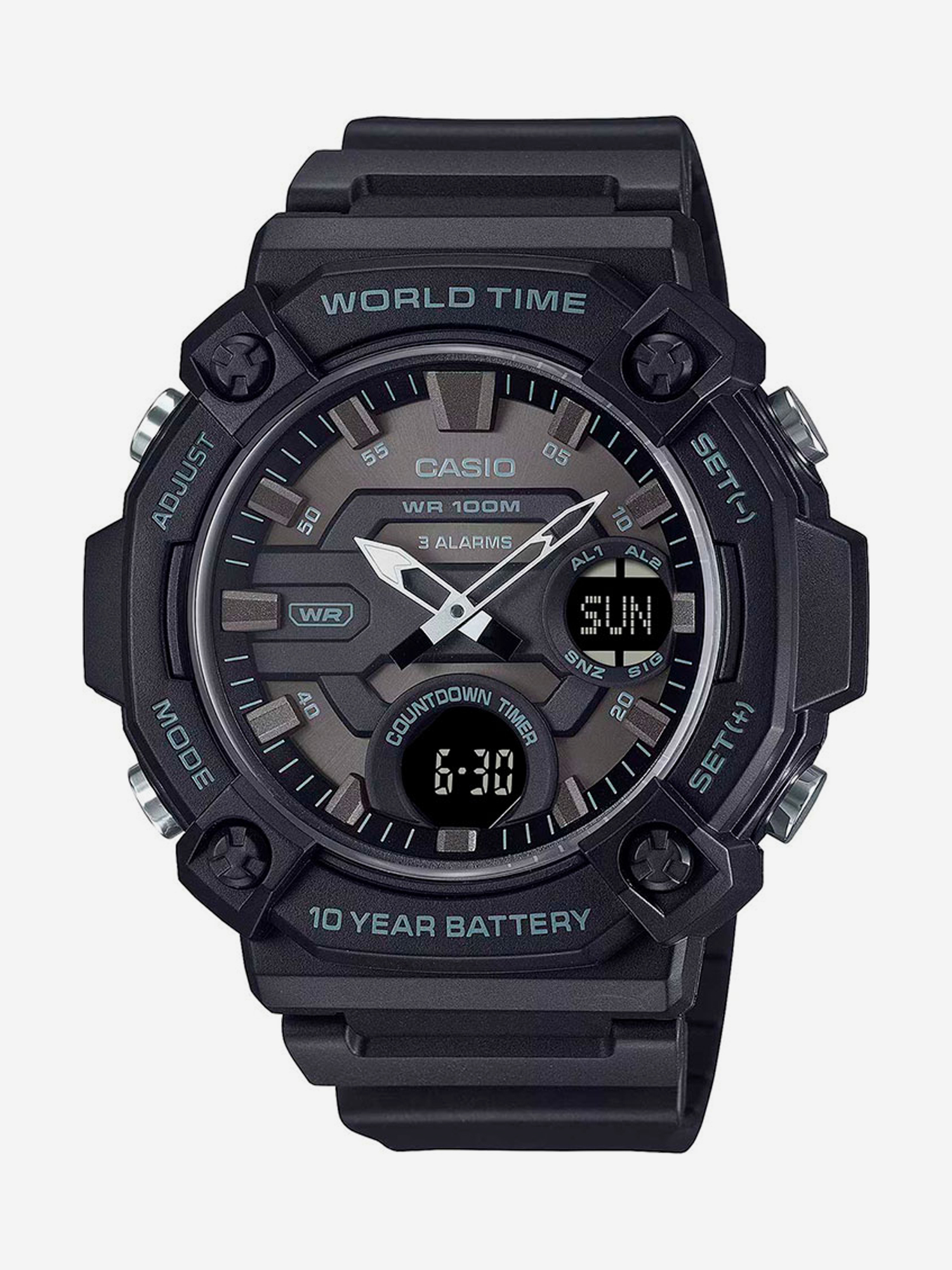

Наручные часы Casio Collection AEQ-120W-1B, Черный