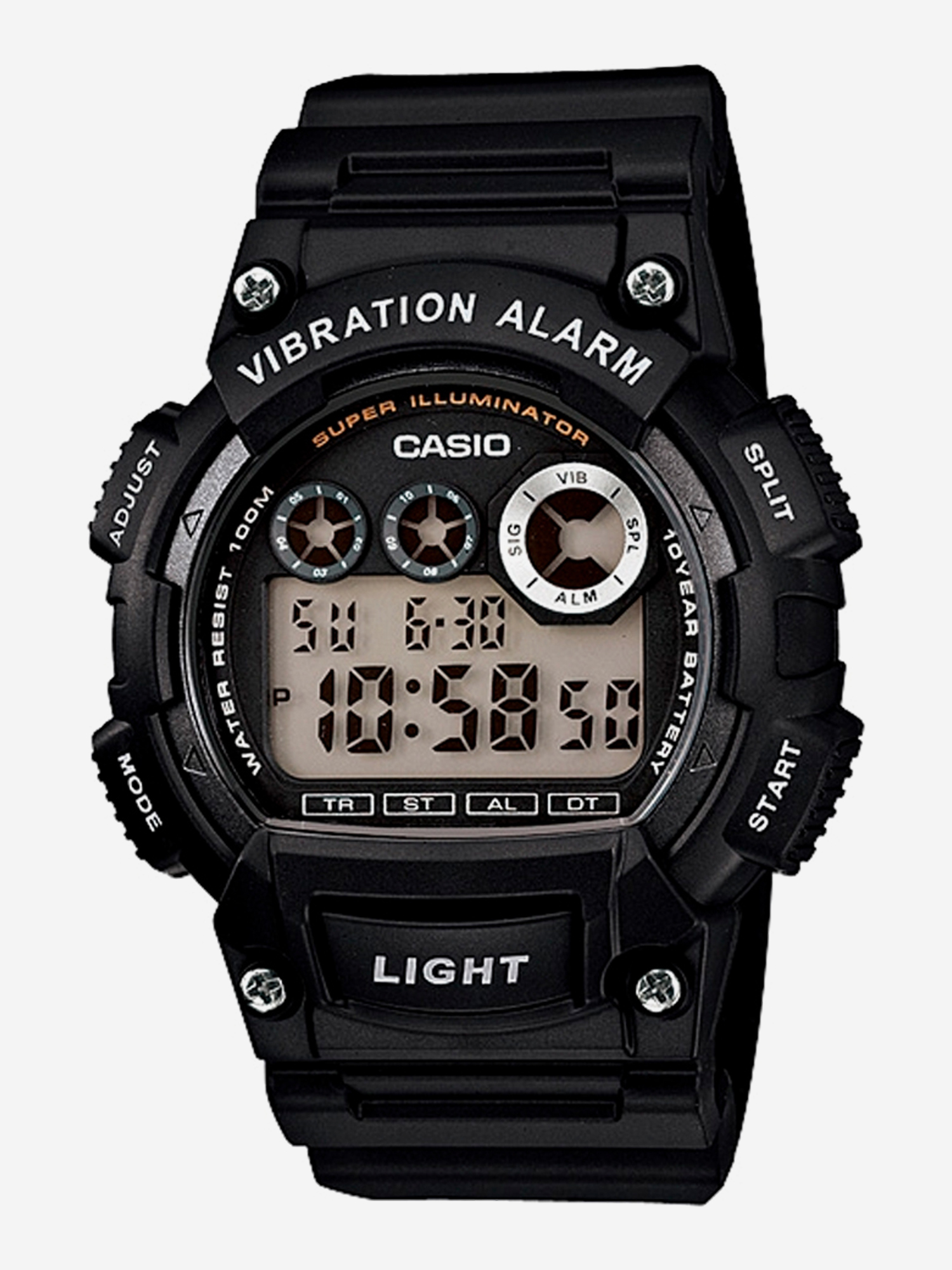 

Наручные часы Casio W-735H-1A, Черный