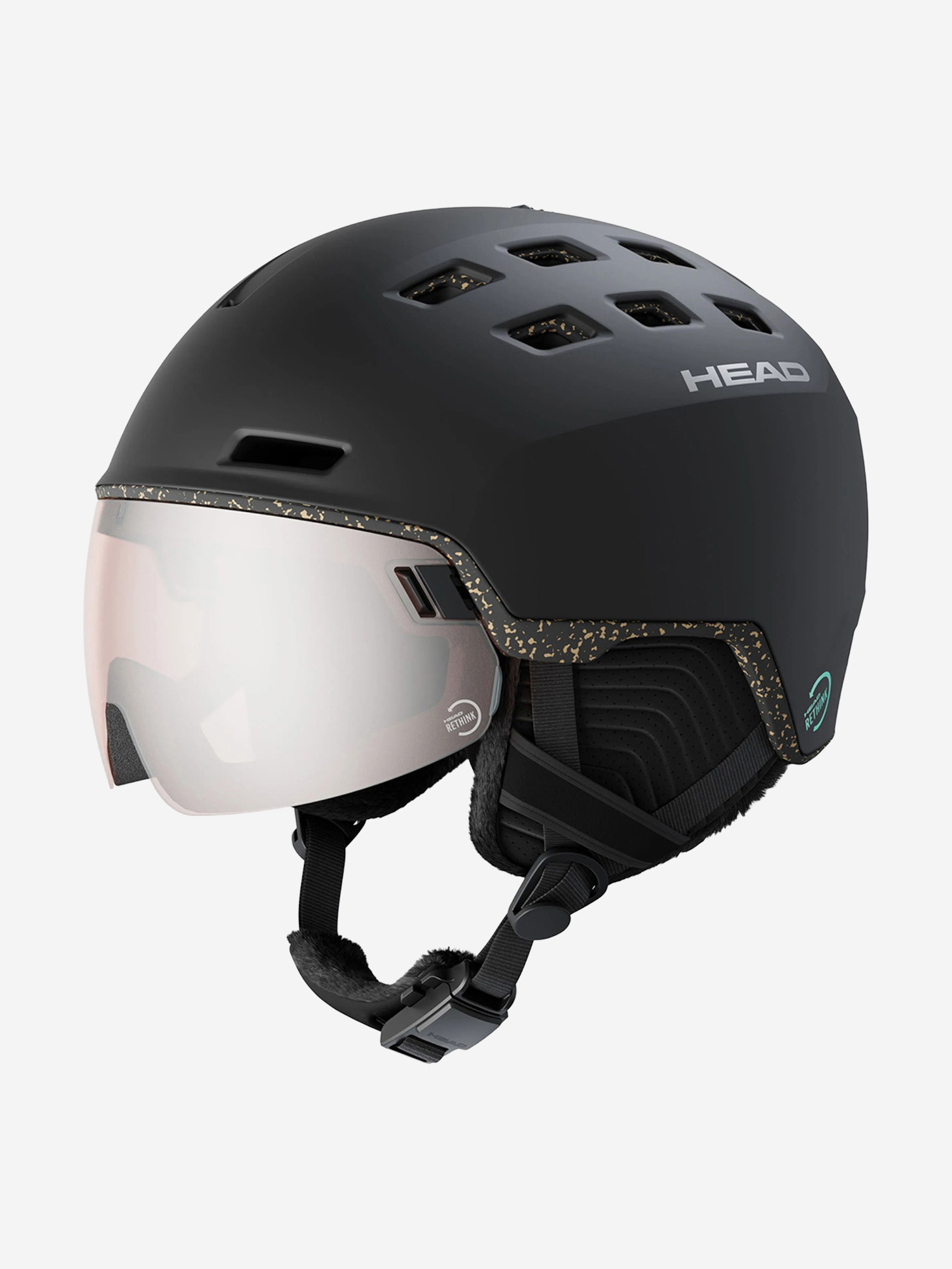 Изображение товара Head Radar Rethink Black S2 горнолыжный шлем с визором