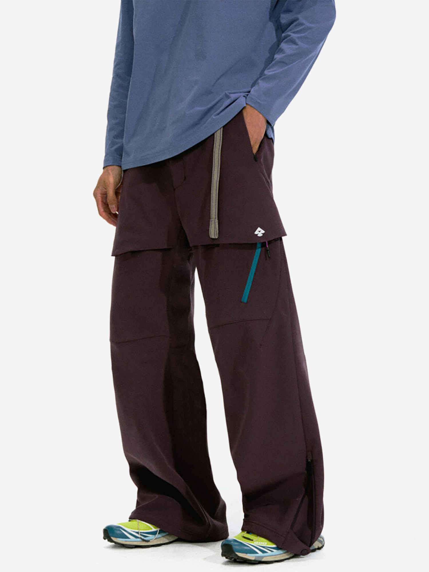Изображение товара Брюки мужские NOTHOMME Moderate Straight Fit Pants, Фиолетовый Изображение товара Брюки мужские NOTHOMME Moderate Straight Fit Pants, Фиолетовый