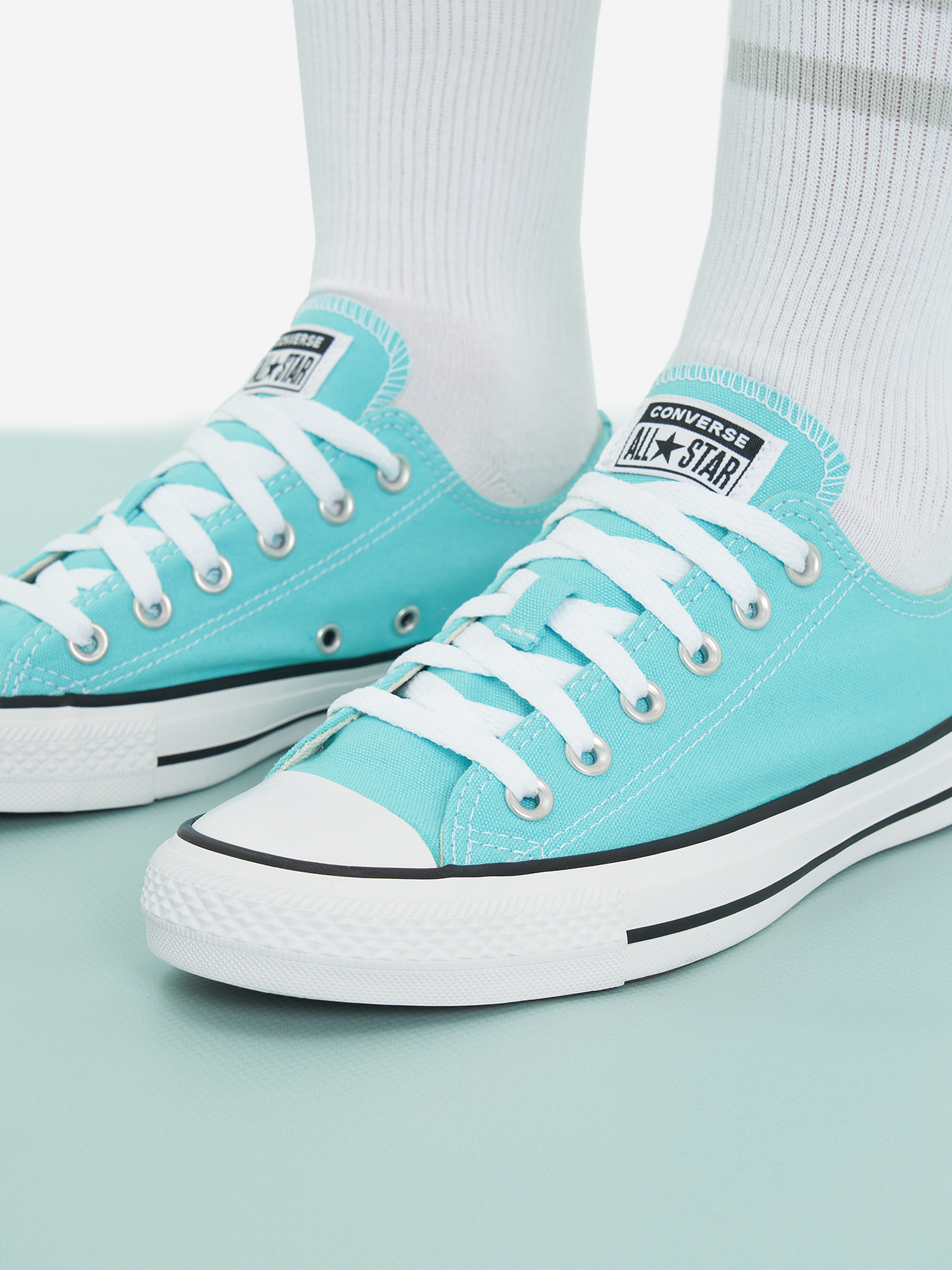 Кеды женские Converse Chuck Taylor All Star, Голубой A06566CC0Y-, размер 34 - фото 8