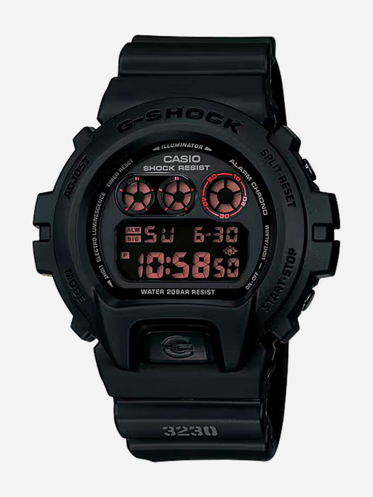 

Наручные часы Casio G-SHOCK DW-6900MS-1E, Черный