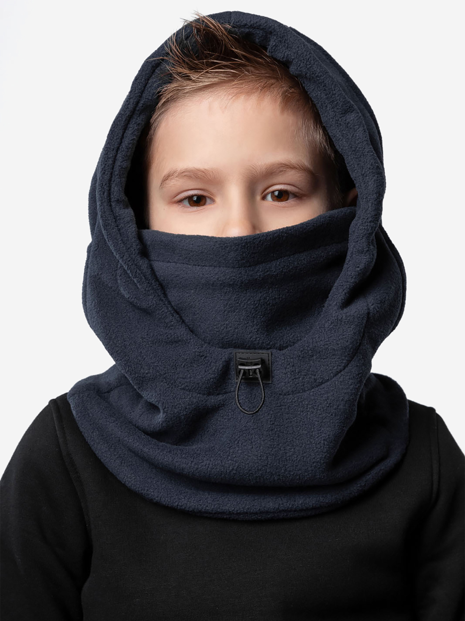 Изображение товара Капюшон флисовый bodo, Темно-синий